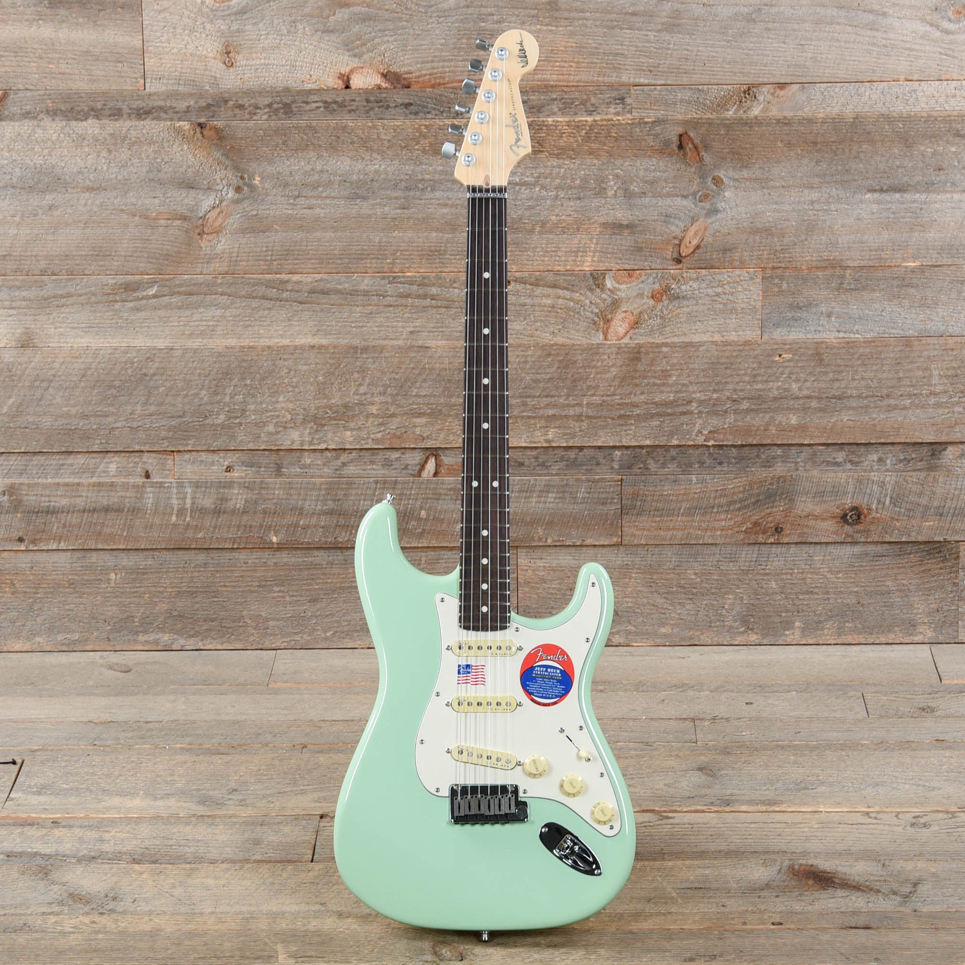 Fender Artist Jeff Beck Stratocaster Surf Green Electric Guitars / Solid Body