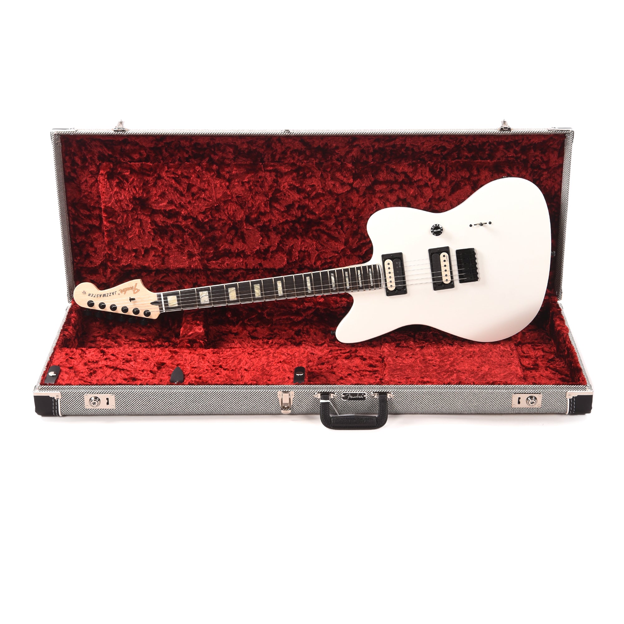 Fender Artist Jim Root Jazzmaster Arctic White Electric Guitars / Solid Body