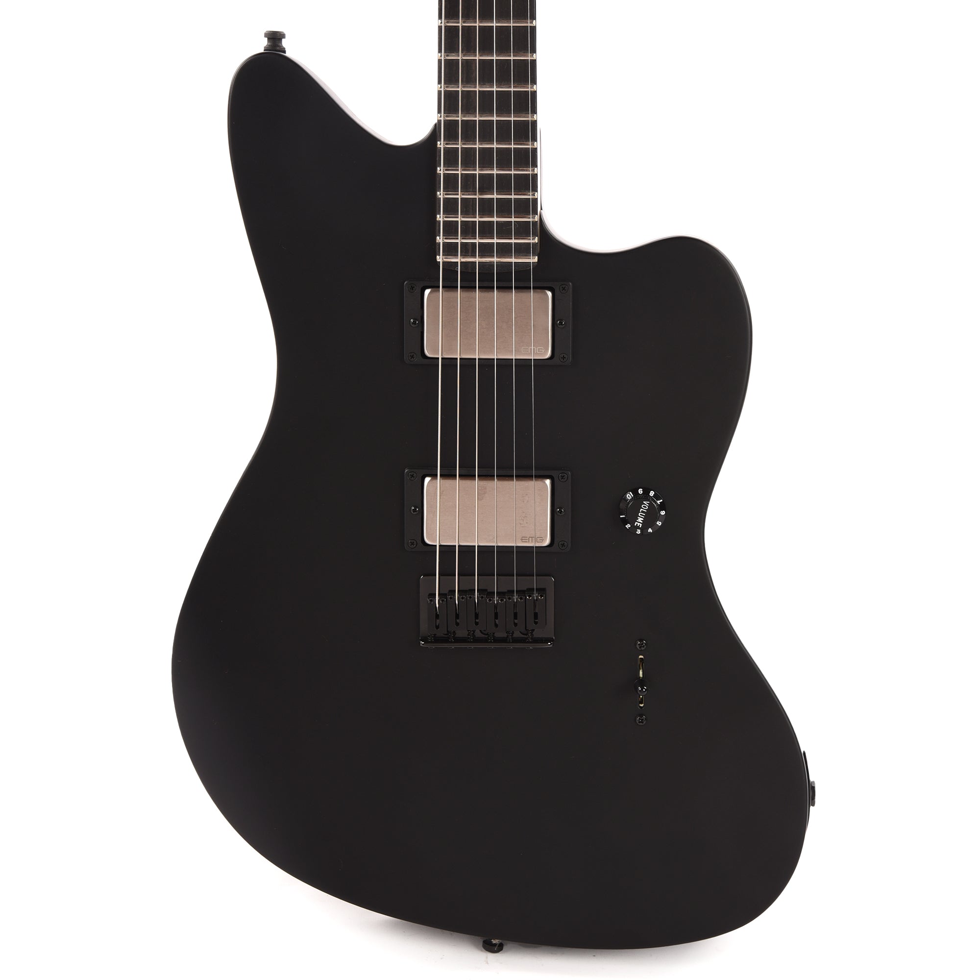 Fender Artist Jim Root Jazzmaster Flat Black Electric Guitars / Solid Body
