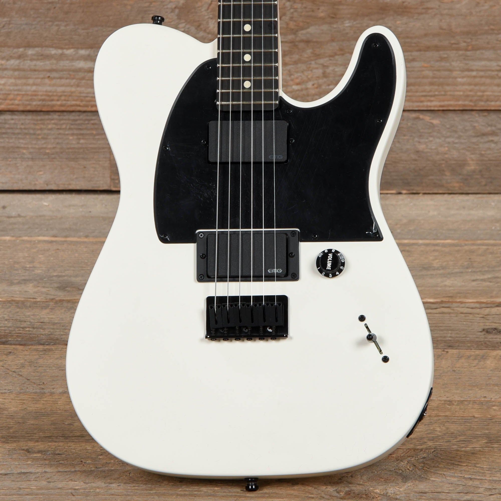 Fender Artist Jim Root Telecaster Flat White Electric Guitars / Solid Body