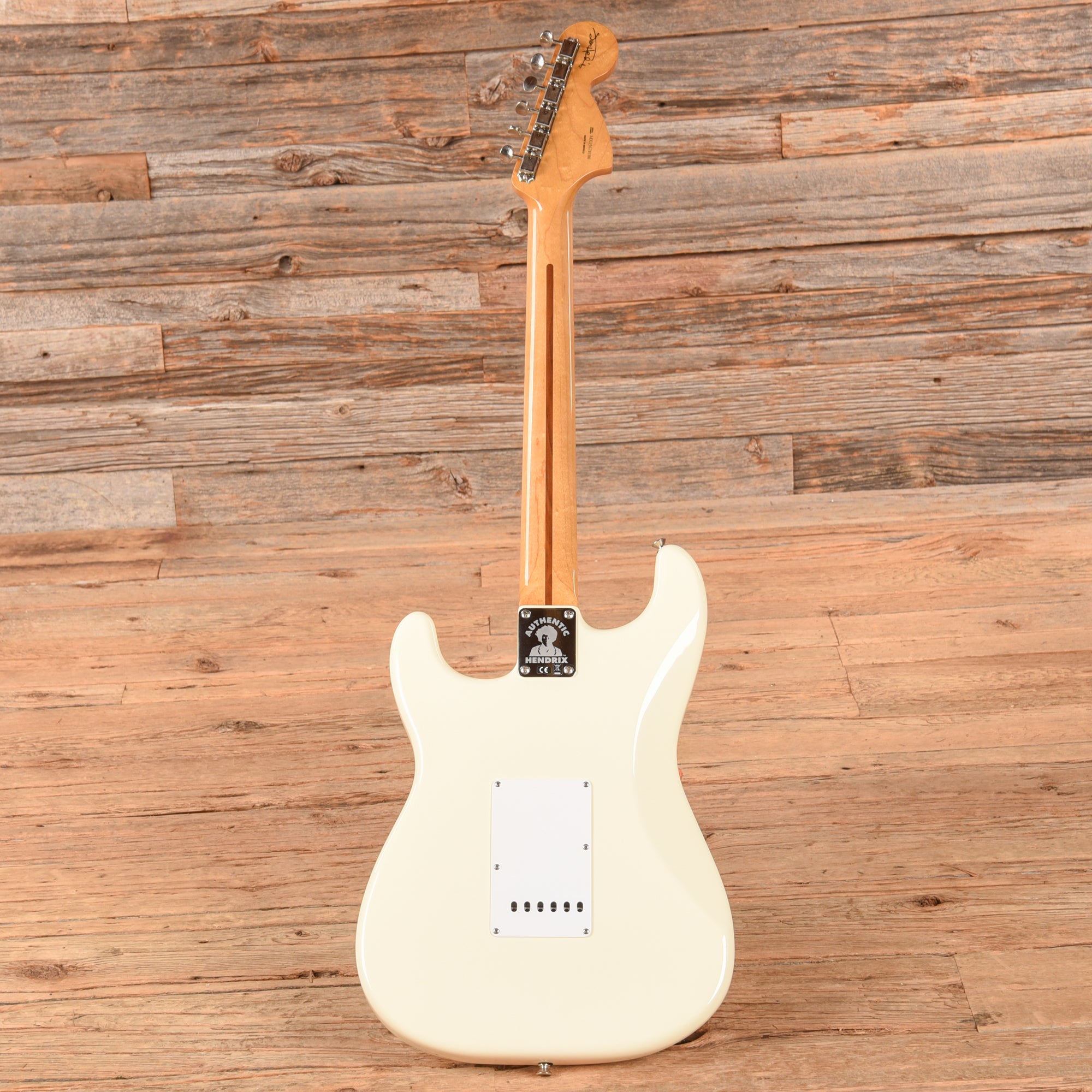 Fender Artist Jimi Hendrix Stratocaster Olympic White 2015 Electric Guitars / Solid Body