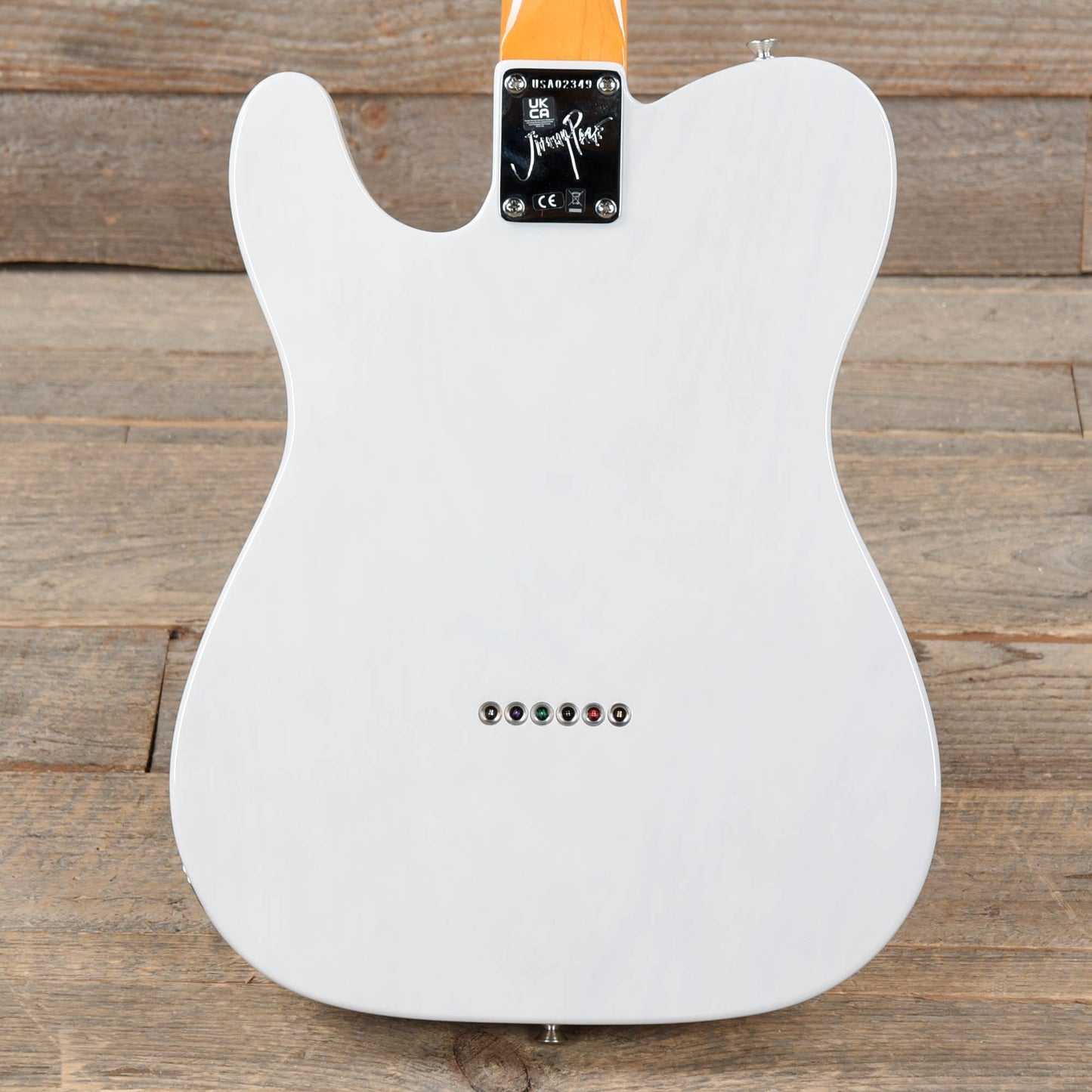 Fender Artist Jimmy Page Telecaster Mirror White Blonde Electric Guitars / Solid Body