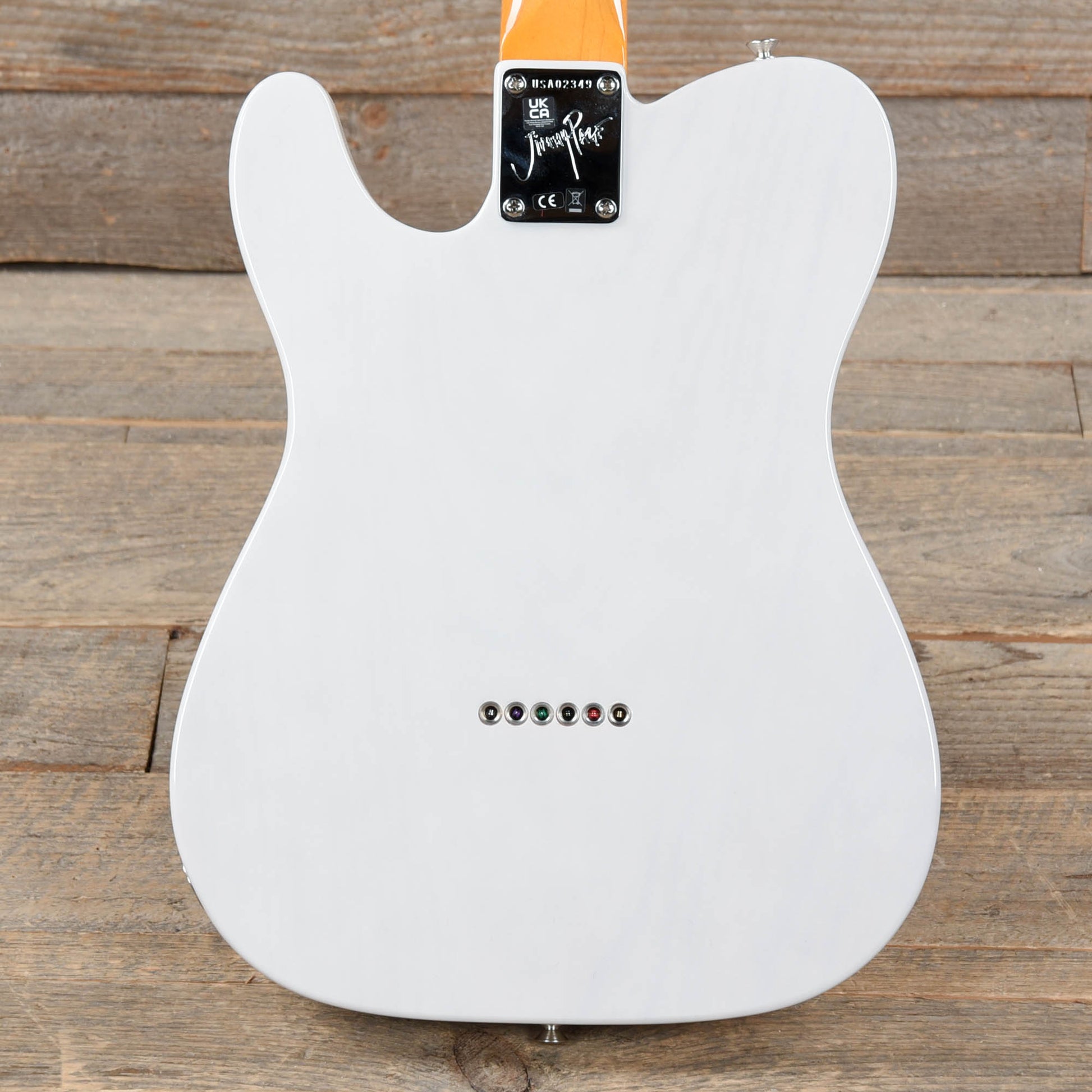 Fender Artist Jimmy Page Telecaster Mirror White Blonde Electric Guitars / Solid Body