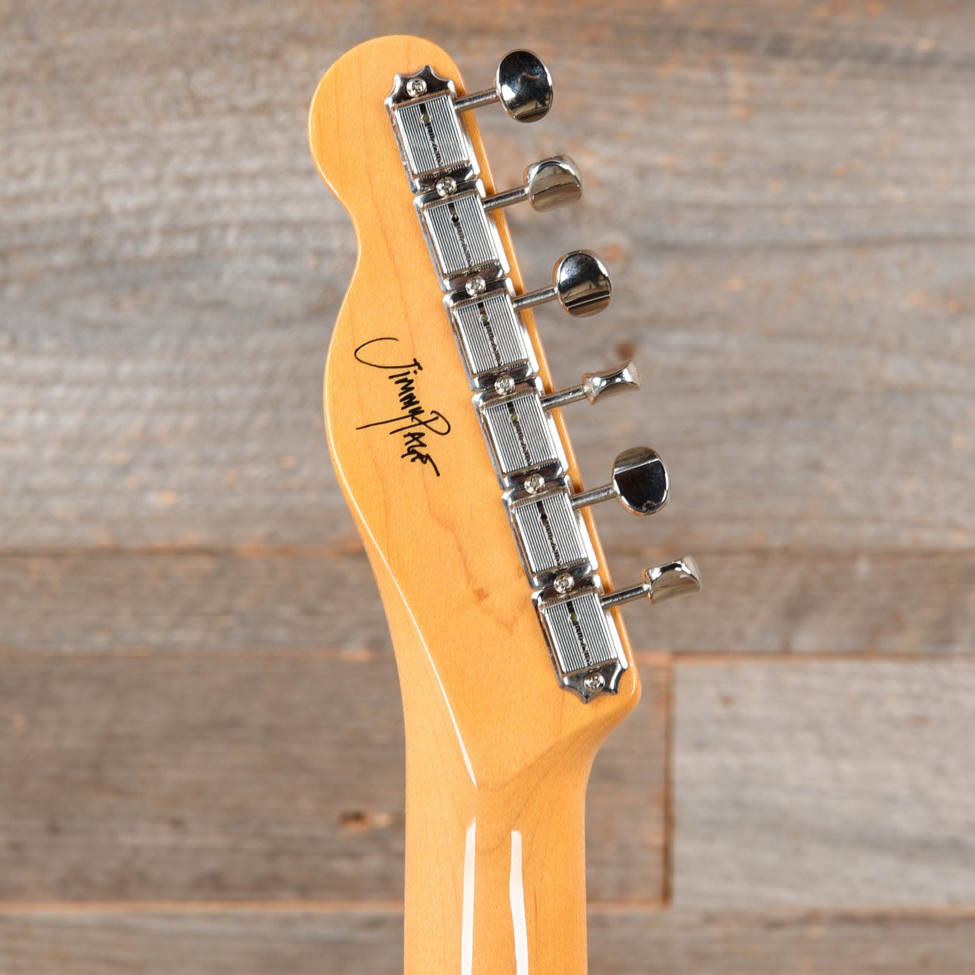 Fender Artist Jimmy Page Telecaster Mirror White Blonde Electric Guitars / Solid Body