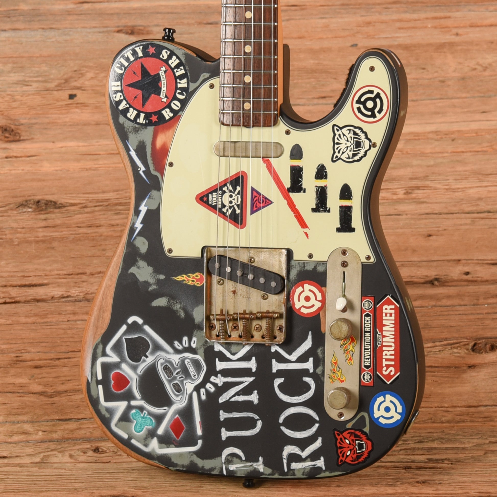 Fender Artist Joe Strummer Telecaster Custom Road Worn Electric Guitars / Solid Body