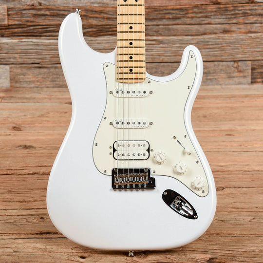 Fender Artist Juanes Stratocaster Luna White Satin Electric Guitars / Solid Body