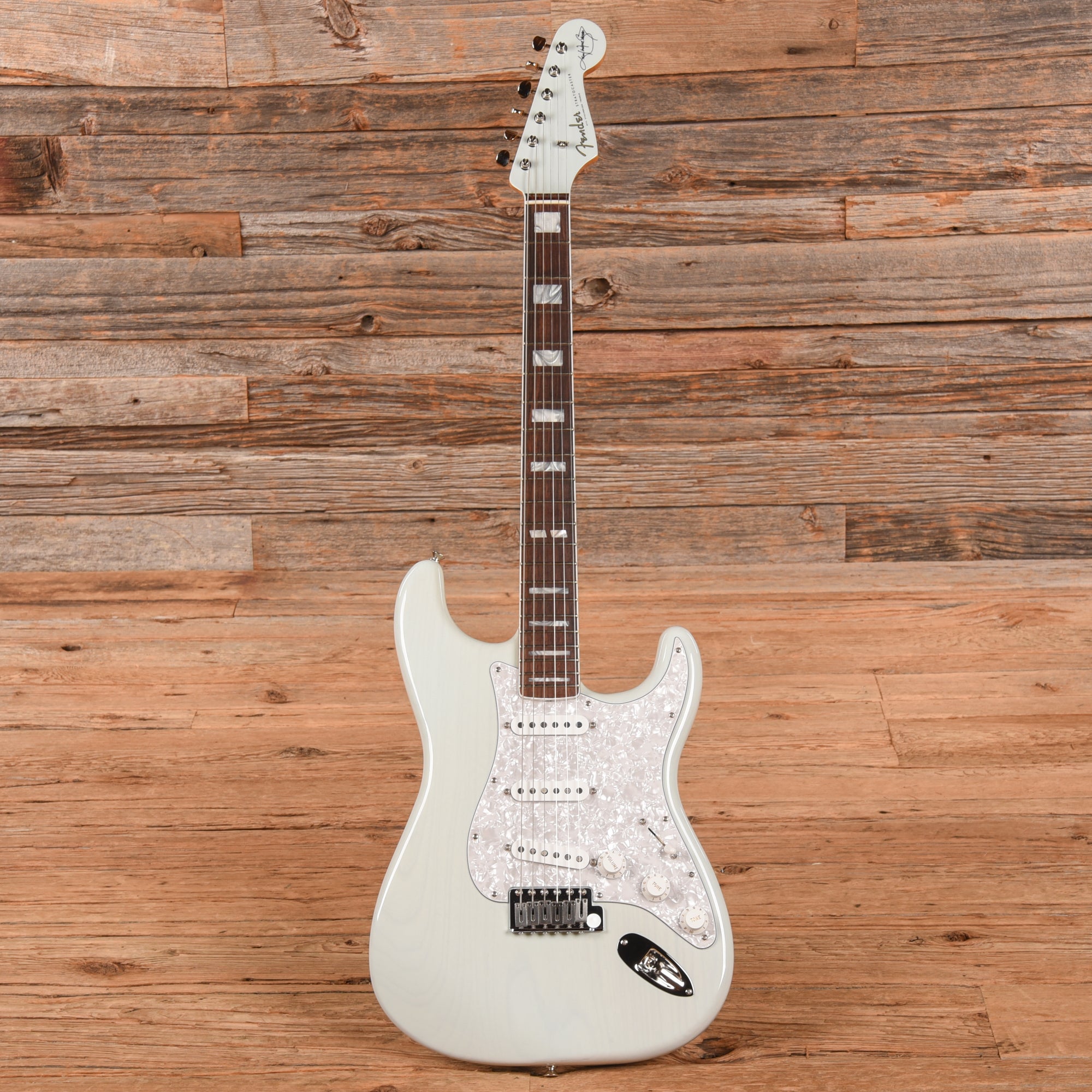 Fender Artist Kenny Wayne Shepherd Stratocaster Transparent Faded Sonic Blue Electric Guitars / Solid Body