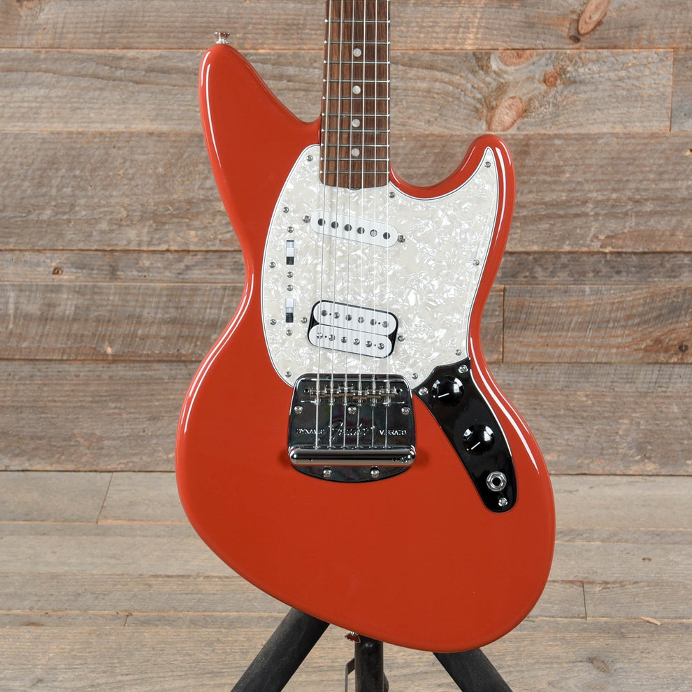 Fender Artist Kurt Cobain Jag-Stang Fiesta Red – Chicago Music Exchange