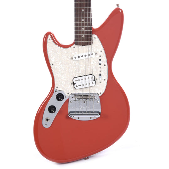 Fender Artist Kurt Cobain Jag-Stang LEFTY Fiesta Red Electric Guitars / Solid Body