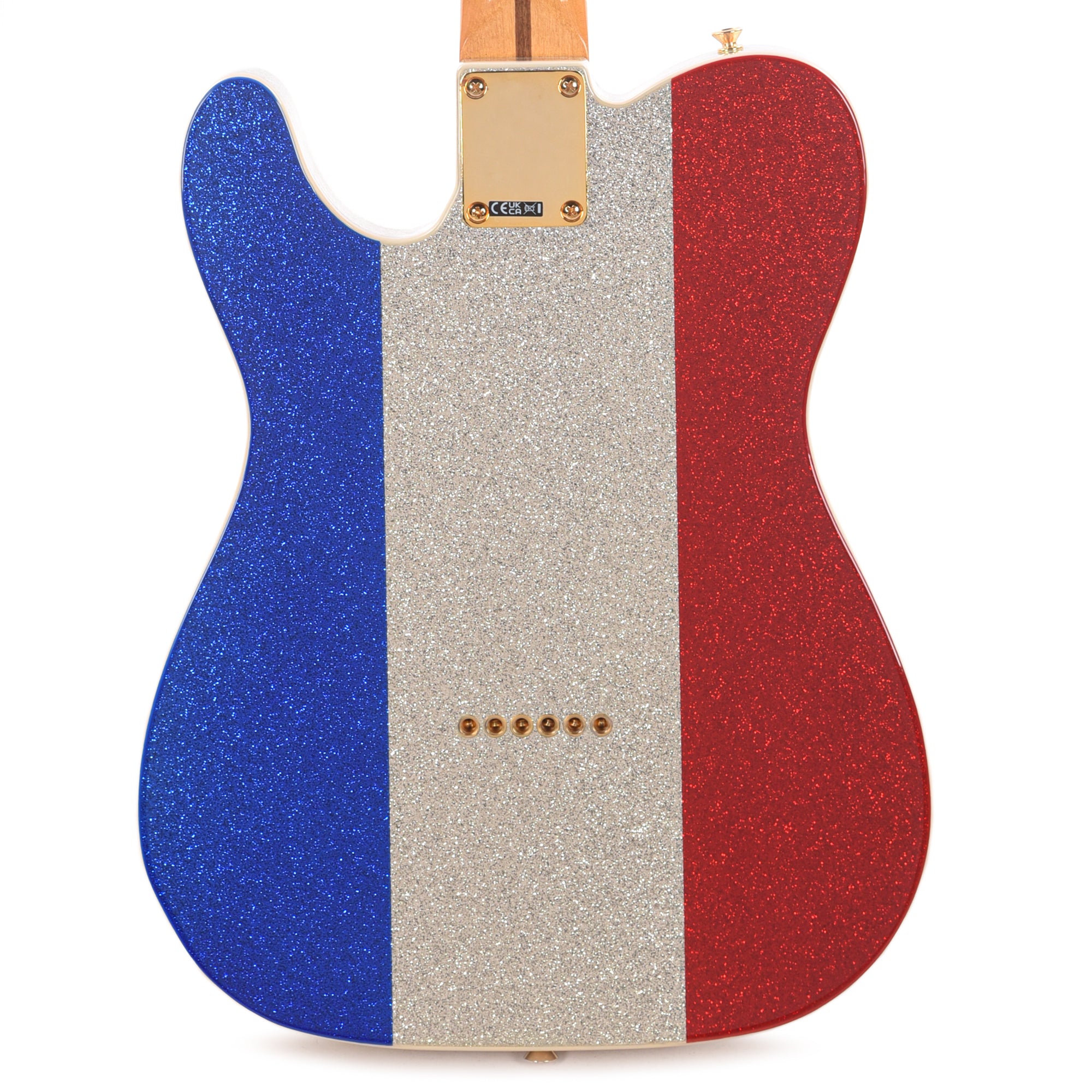 Fender Artist Limited Edition Buck Owens Telecaster Red, Silver and Blue Sparkle Electric Guitars / Solid Body