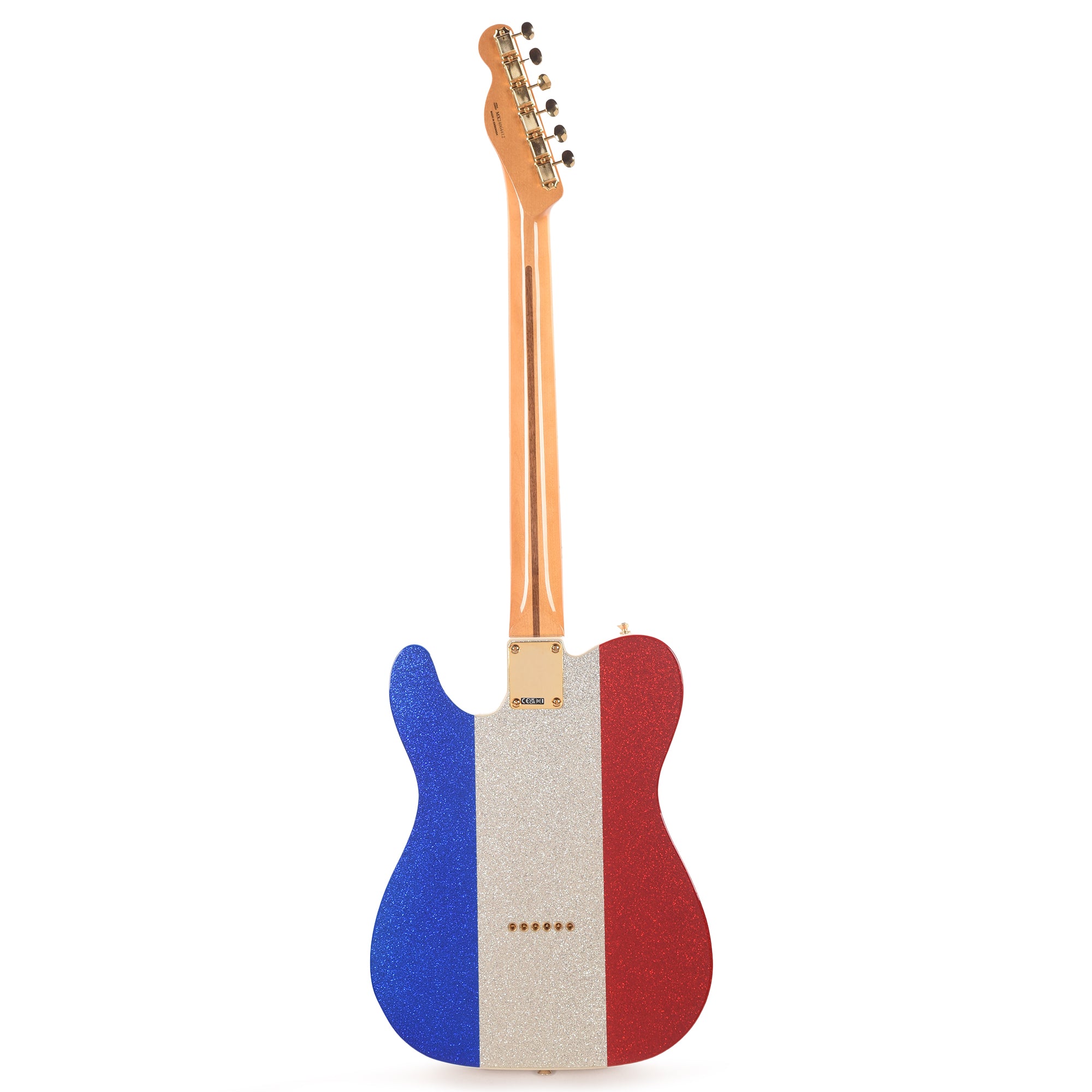 Fender Artist Limited Edition Buck Owens Telecaster Red, Silver and Blue Sparkle Electric Guitars / Solid Body