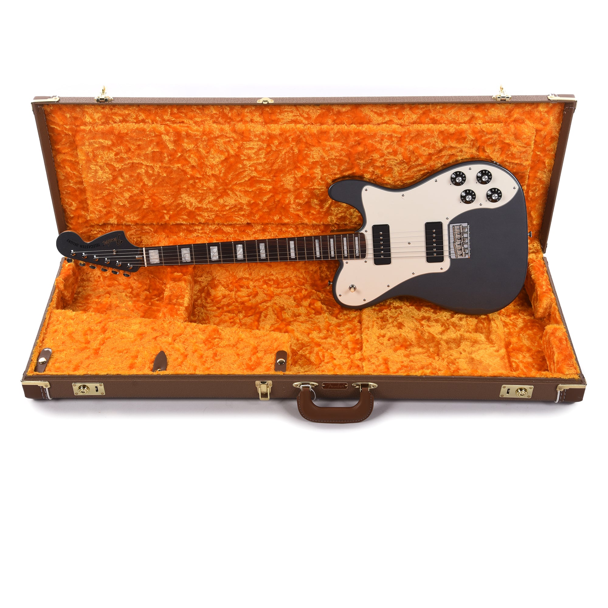 Fender Artist Limited Edition Chris Shiflett Cleaver Telecaster Deluxe Charcoal Frost Metallic Electric Guitars / Solid Body