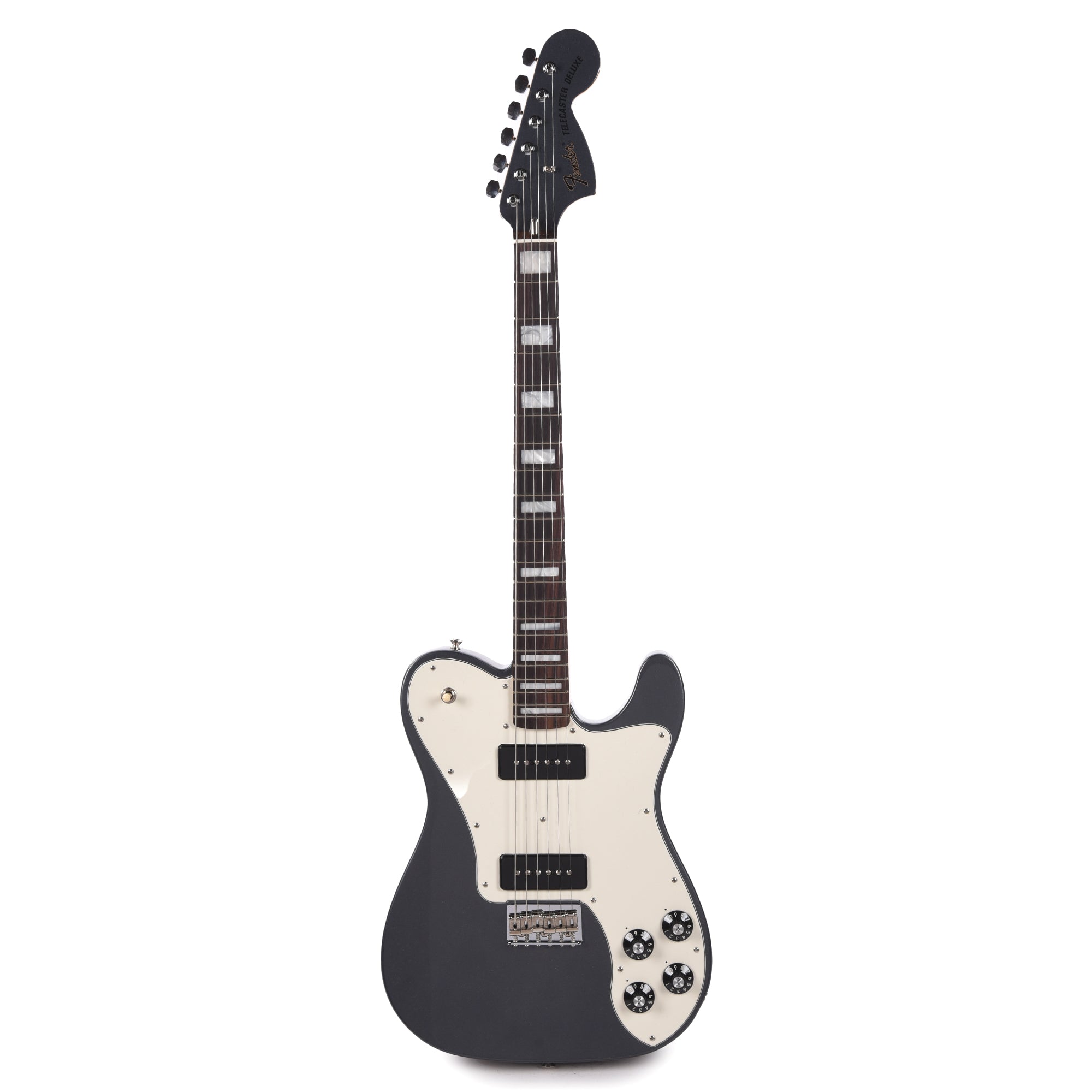 Fender Artist Limited Edition Chris Shiflett Cleaver Telecaster Deluxe Charcoal Frost Metallic Electric Guitars / Solid Body