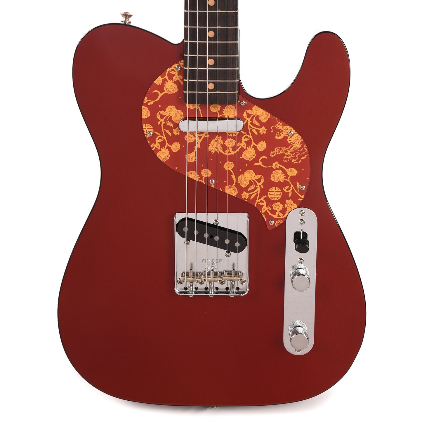 Fender Artist Limited Edition Raphael Saadiq Telecaster Dark Metallic Red Electric Guitars / Solid Body