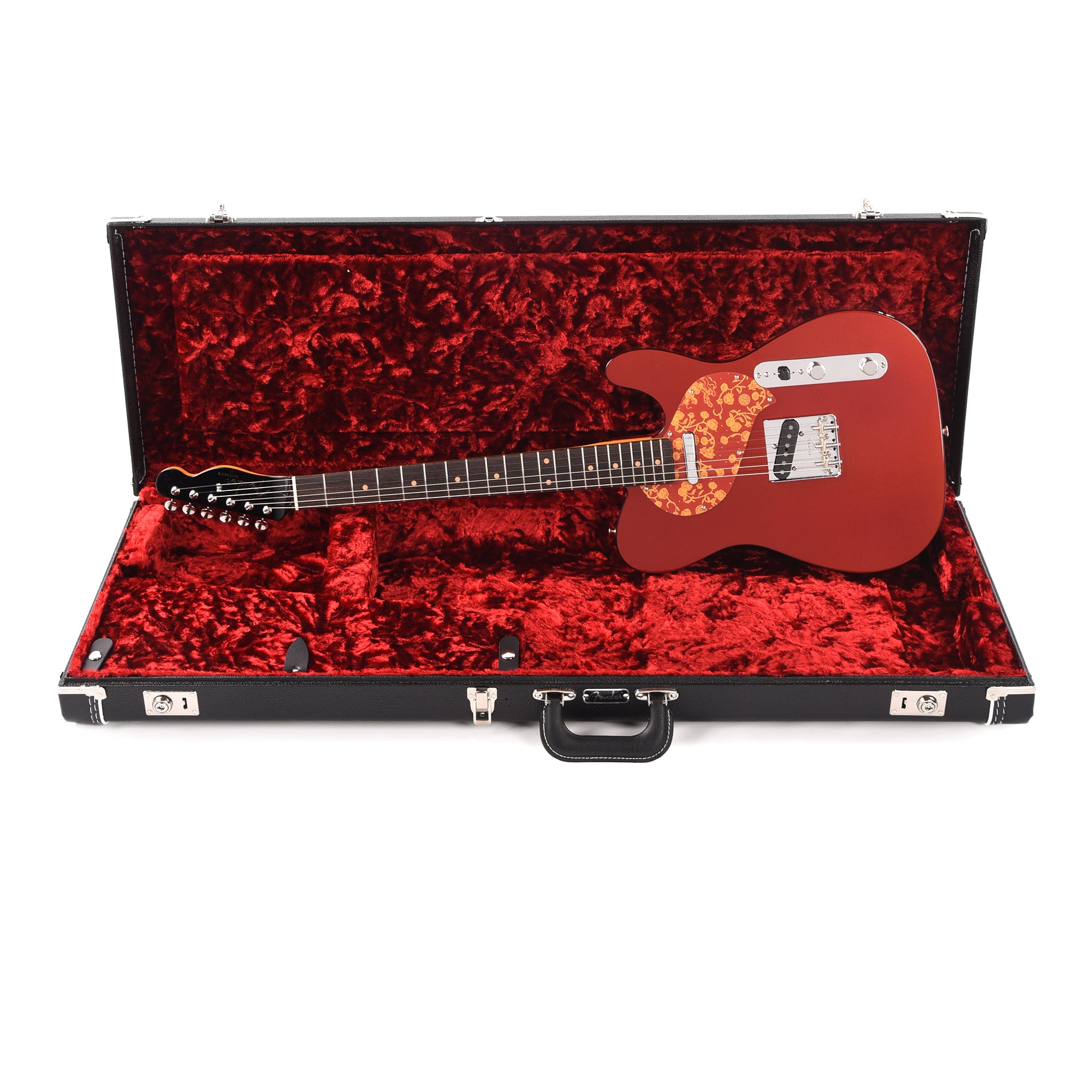 Fender Artist Limited Edition Raphael Saadiq Telecaster Dark Metallic Red Electric Guitars / Solid Body