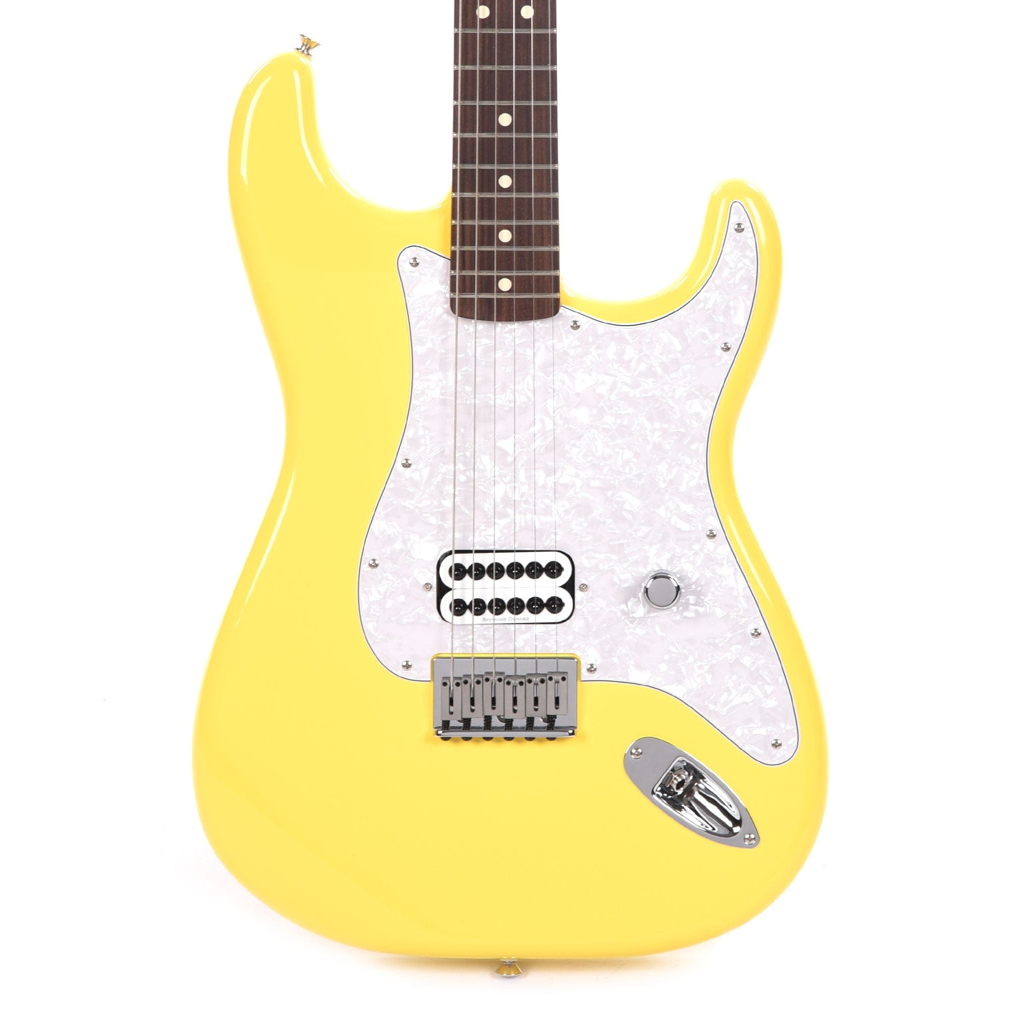 Fender Artist Limited Edition Tom DeLonge Stratocaster Graffiti Yellow Electric Guitars / Solid Body