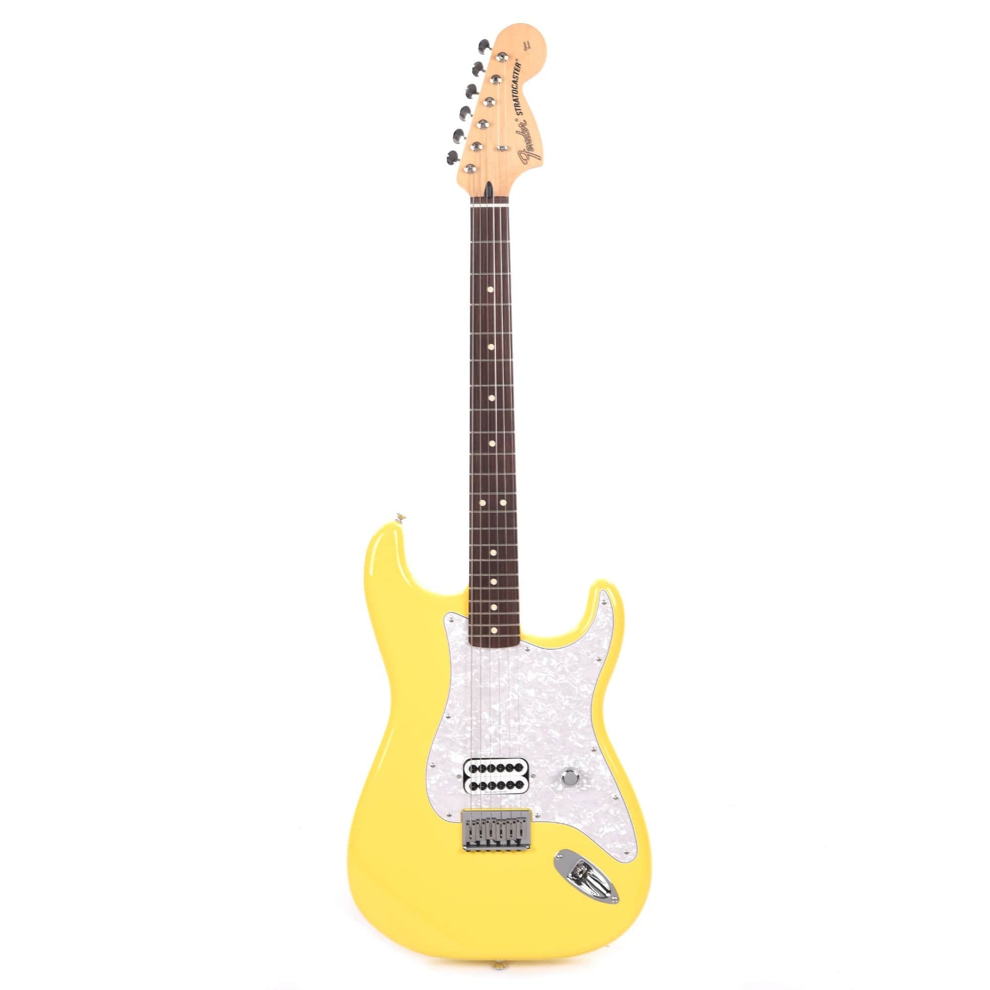 Fender Artist Limited Edition Tom DeLonge Stratocaster Graffiti Yellow Electric Guitars / Solid Body