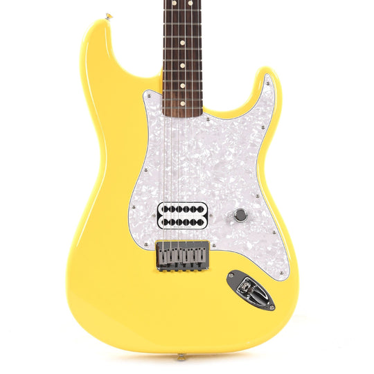 Fender Artist Limited Edition Tom DeLonge Stratocaster Graffiti Yellow Electric Guitars / Solid Body