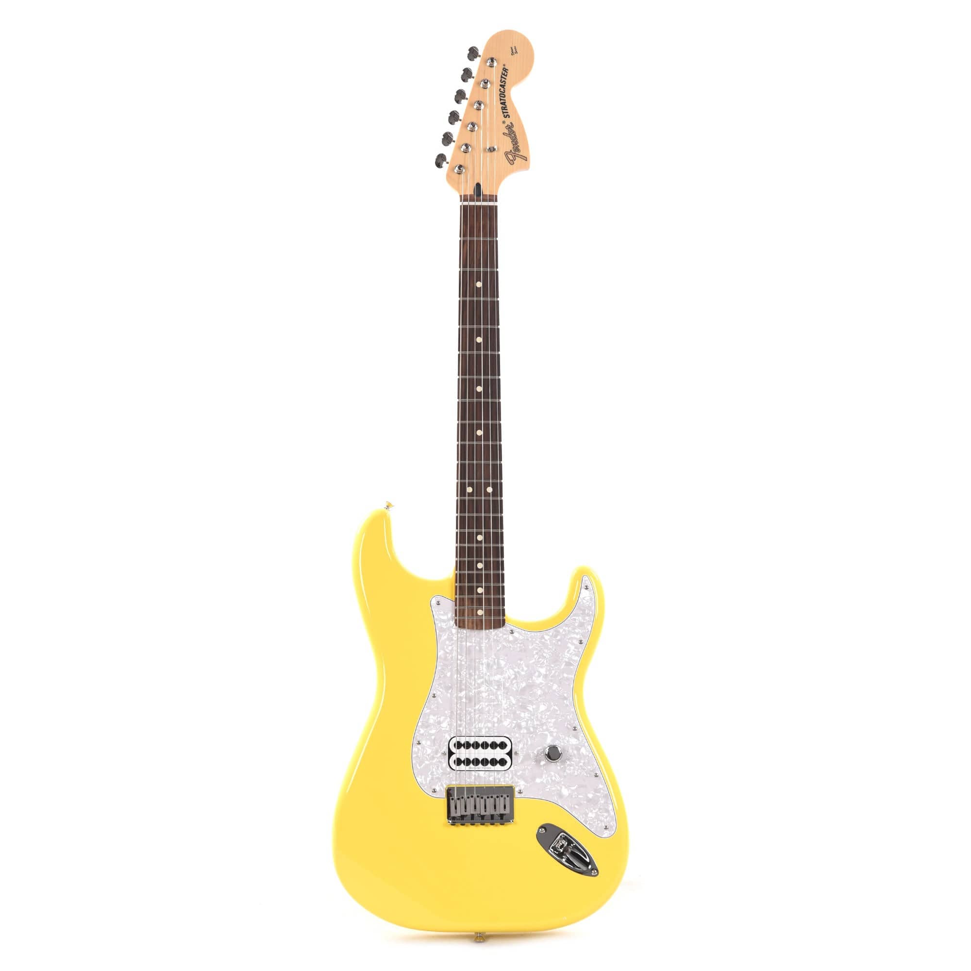 Fender Artist Limited Edition Tom DeLonge Stratocaster Graffiti Yellow Electric Guitars / Solid Body