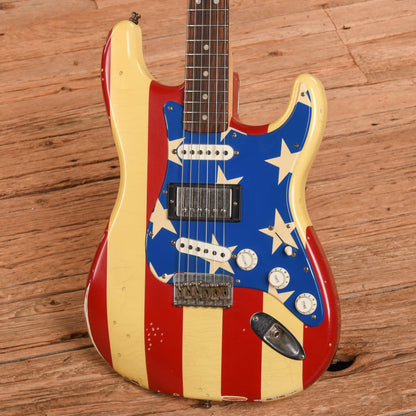 Fender Artist Wayne Kramer Stratocaster Stars and Stripes 2011 Electric Guitars / Solid Body
