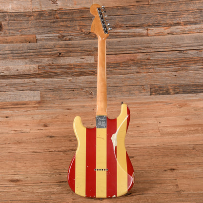 Fender Artist Wayne Kramer Stratocaster Stars and Stripes 2011 Electric Guitars / Solid Body