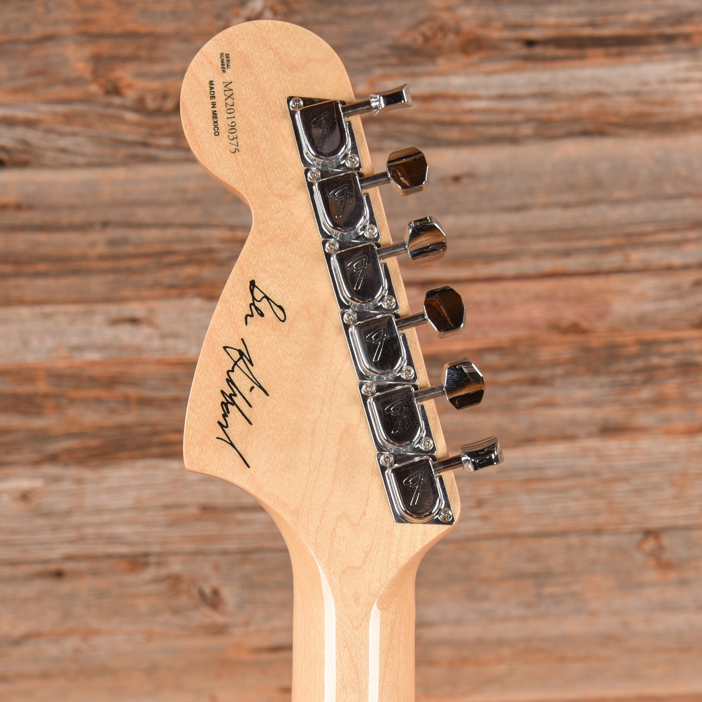 Fender Ben Gibbard Signature Mustang Natural Electric Guitars / Solid Body