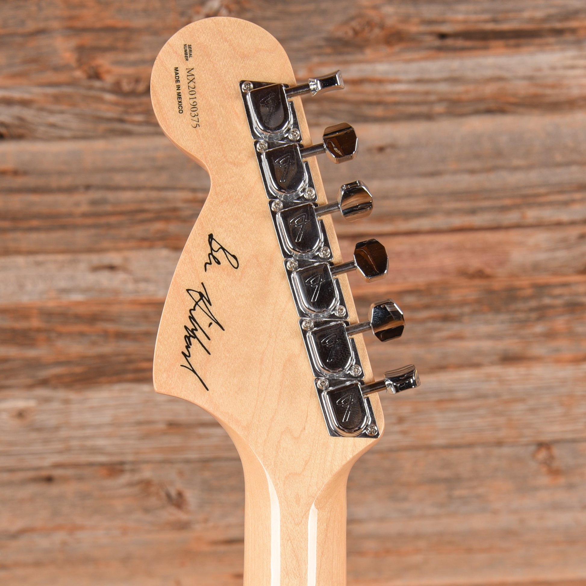 Fender Ben Gibbard Signature Mustang Natural Electric Guitars / Solid Body