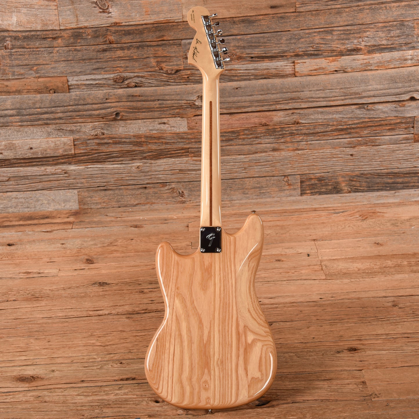 Fender Ben Gibbard Signature Mustang Natural Electric Guitars / Solid Body
