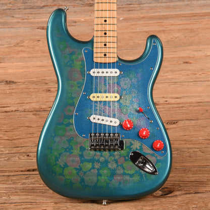 Fender Blue Flower Stratocaster Blue Flower Electric Guitars / Solid Body