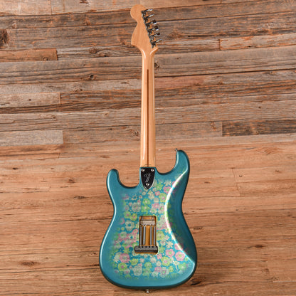 Fender Blue Flower Stratocaster Blue Flower Electric Guitars / Solid Body