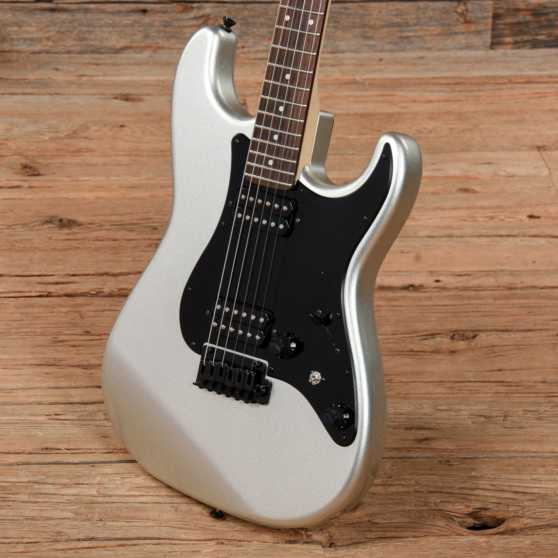 Fender Boxer Series Stratocaster Silver Electric Guitars / Solid Body