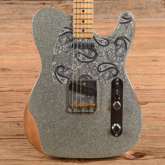 Fender Brad Paisley Road Worn Telecaster Silver 2017 Electric Guitars / Solid Body