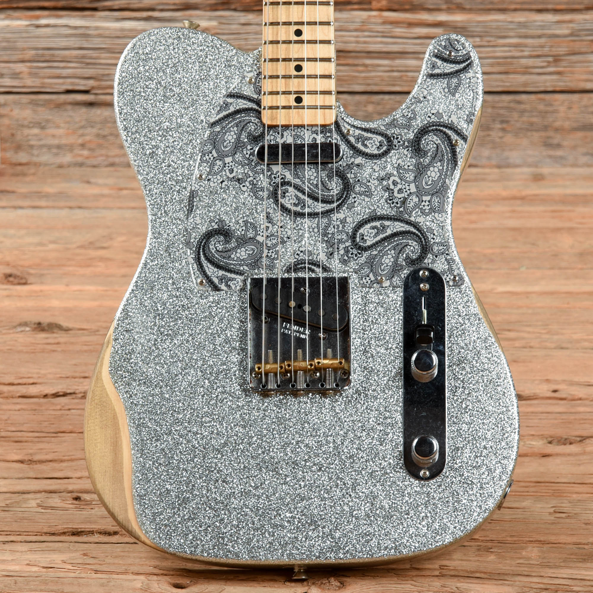 Fender Brad Paisley Road Worn Telecaster Silver Sparkle 2023 Electric Guitars / Solid Body