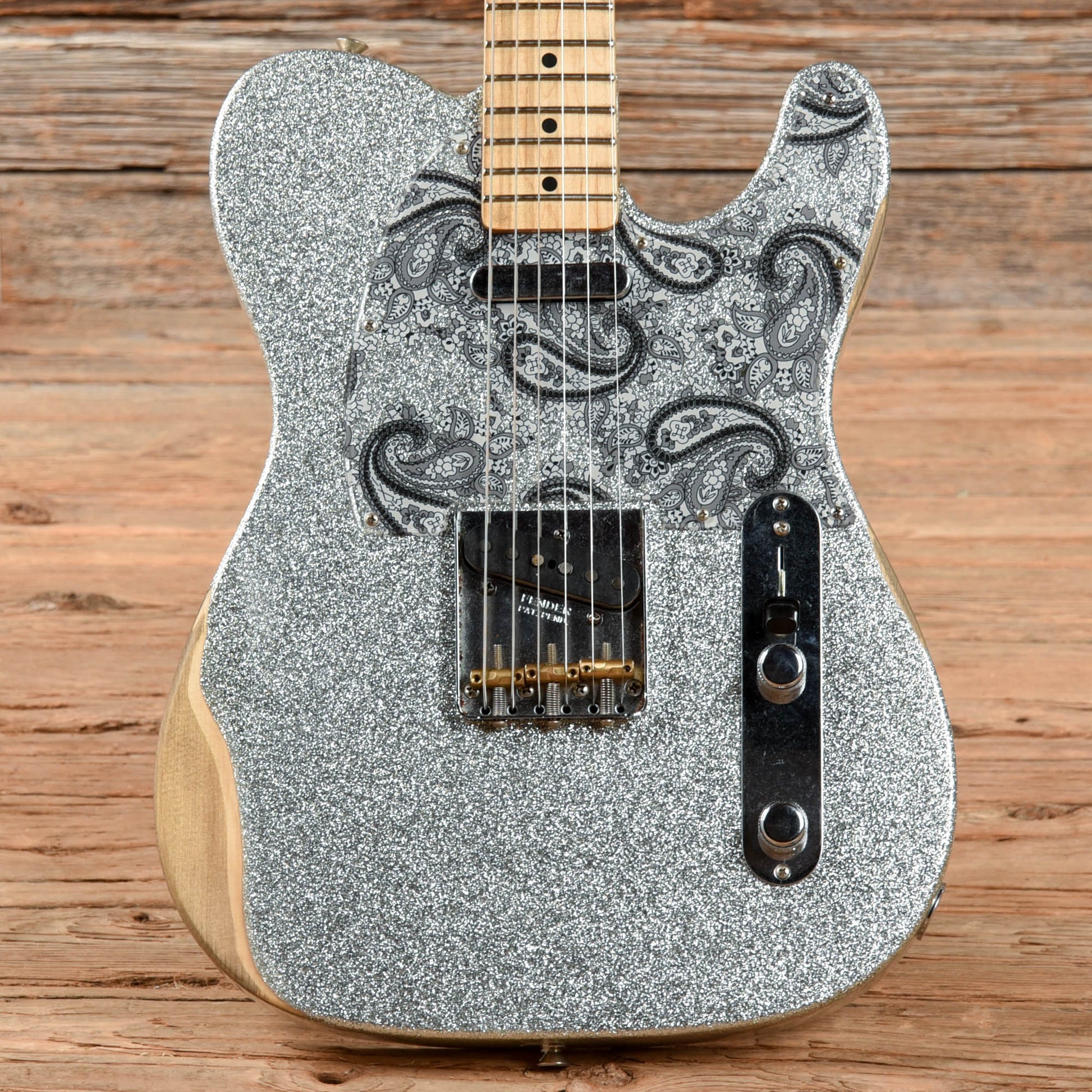 Fender Brad Paisley Road Worn Telecaster Silver Sparkle 2023 Electric Guitars / Solid Body