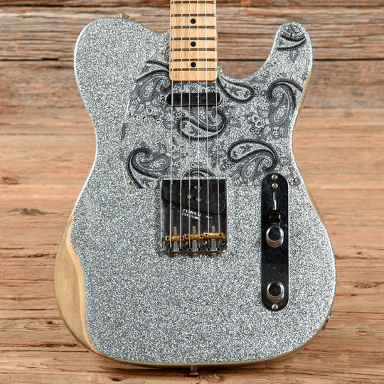 Fender Brad Paisley Road Worn Telecaster Silver Sparkle 2023 Electric Guitars / Solid Body