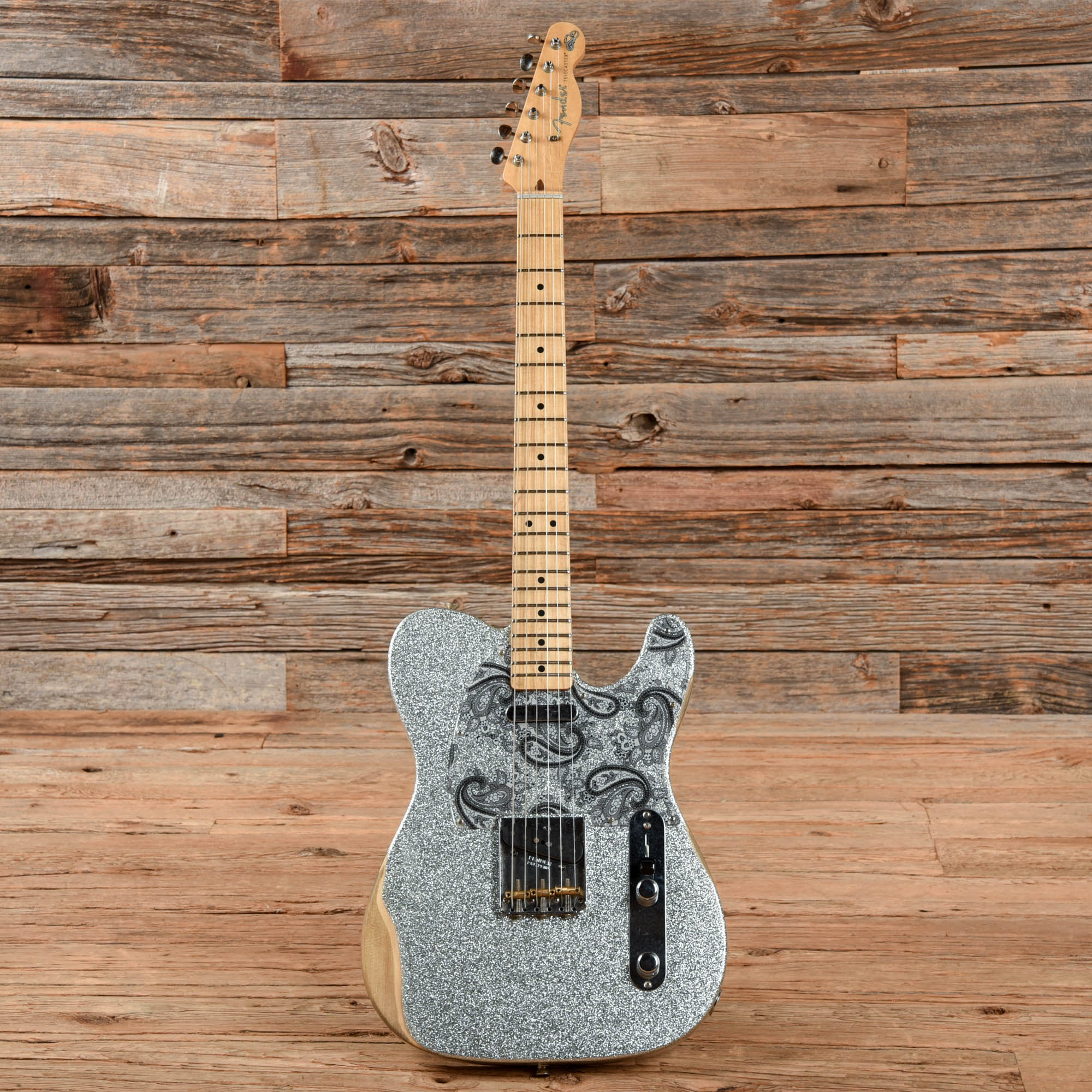 Fender Brad Paisley Road Worn Telecaster Silver Sparkle 2023 Electric Guitars / Solid Body