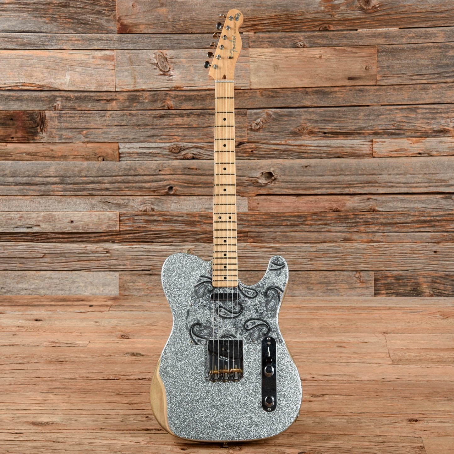 Fender Brad Paisley Road Worn Telecaster Silver Sparkle 2023 Electric Guitars / Solid Body