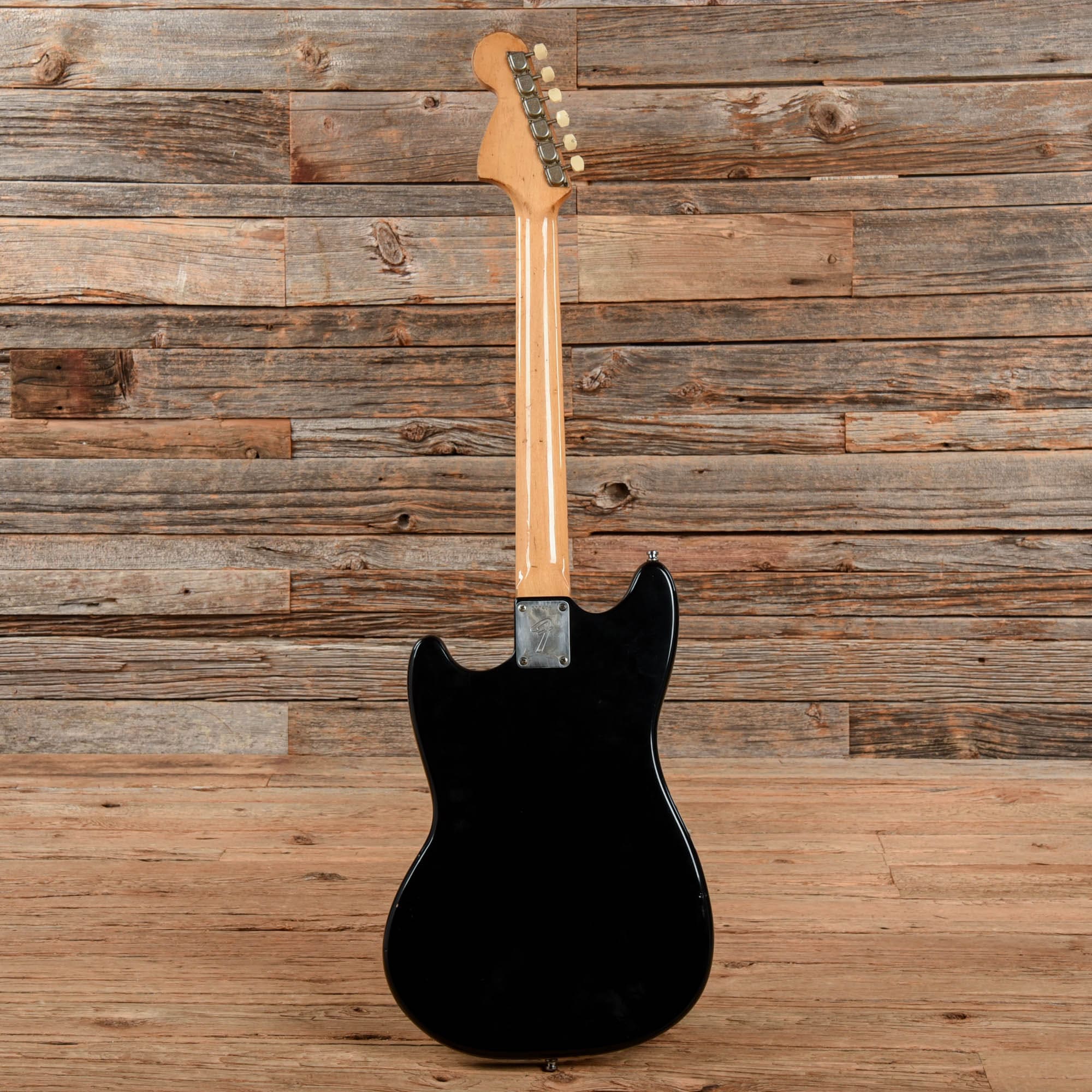 Fender Bronco Black 1972 Electric Guitars / Solid Body
