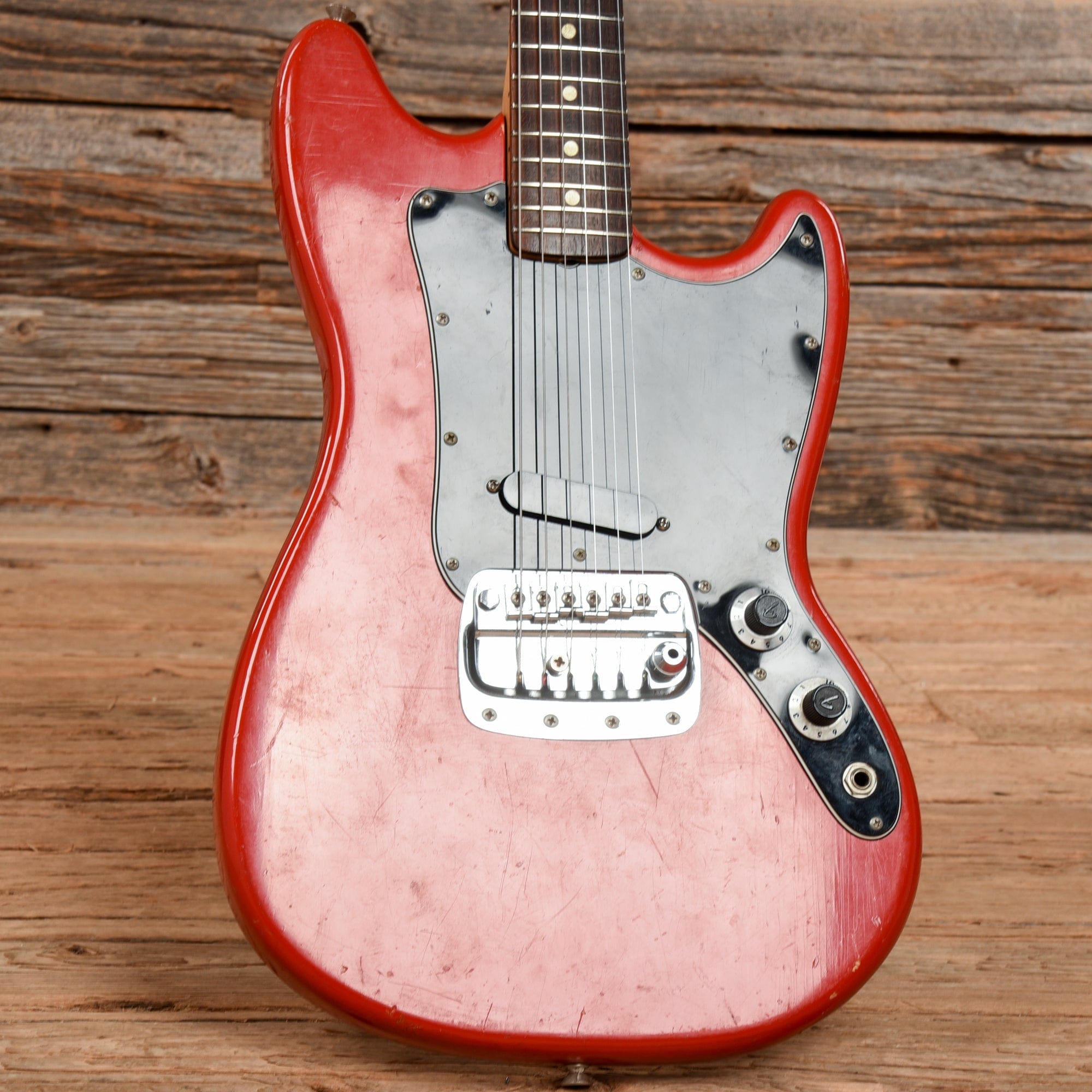 Fender Bronco Fiest Red 1979 Electric Guitars / Solid Body