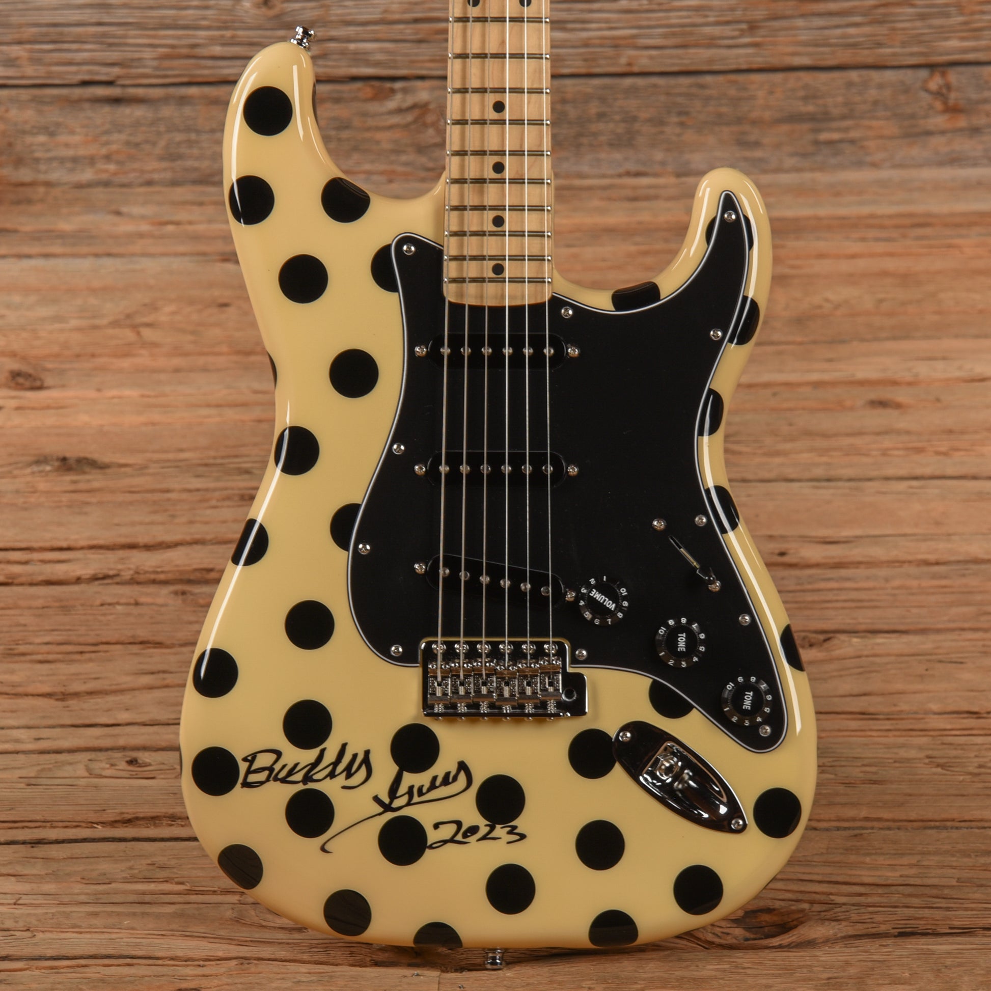 Fender Buddy Guy Signature Stratocaster (Signed) White with Black 