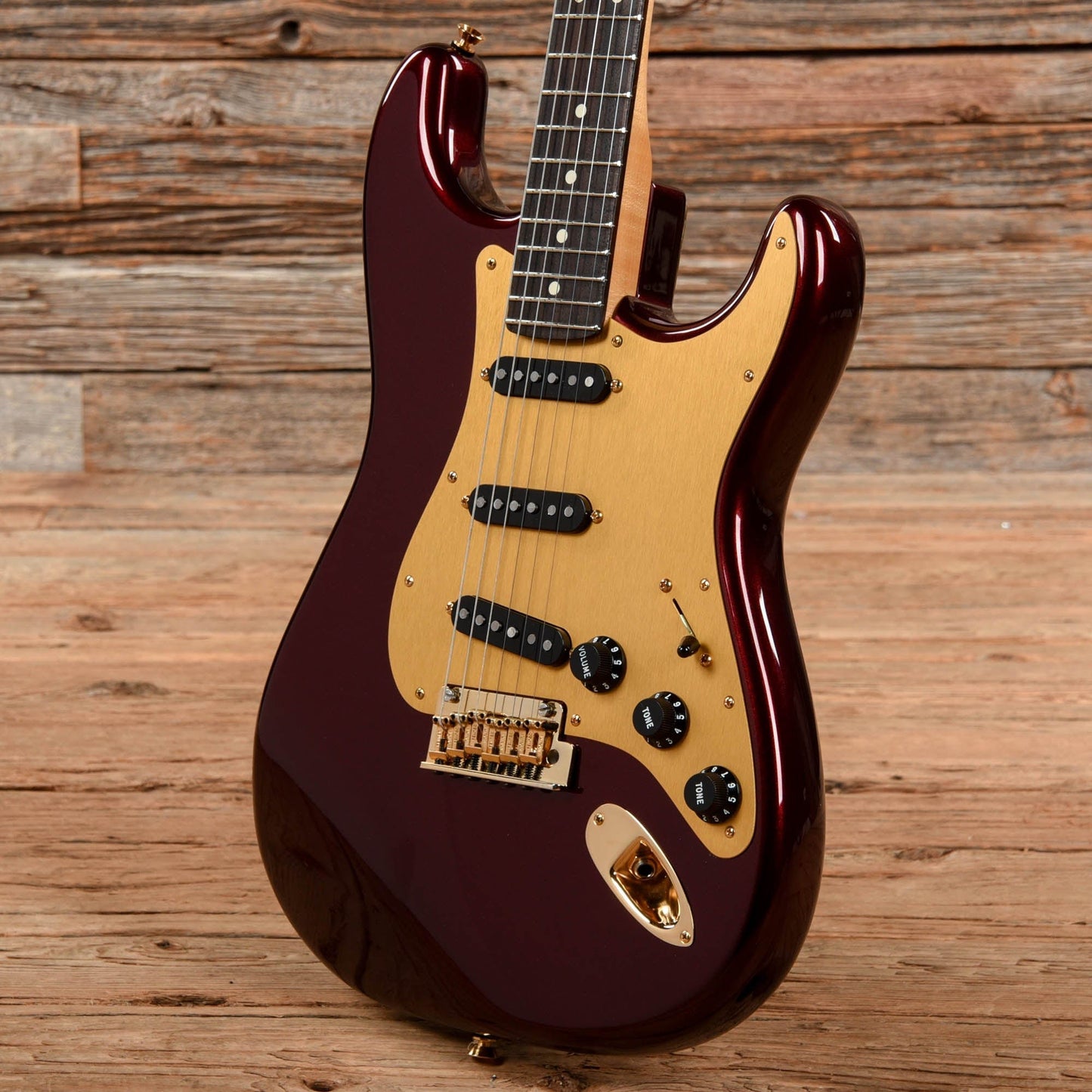 Fender Chuck Levin's 60th Anniversary Stratocaster Midnight Wine 2018 Electric Guitars / Solid Body