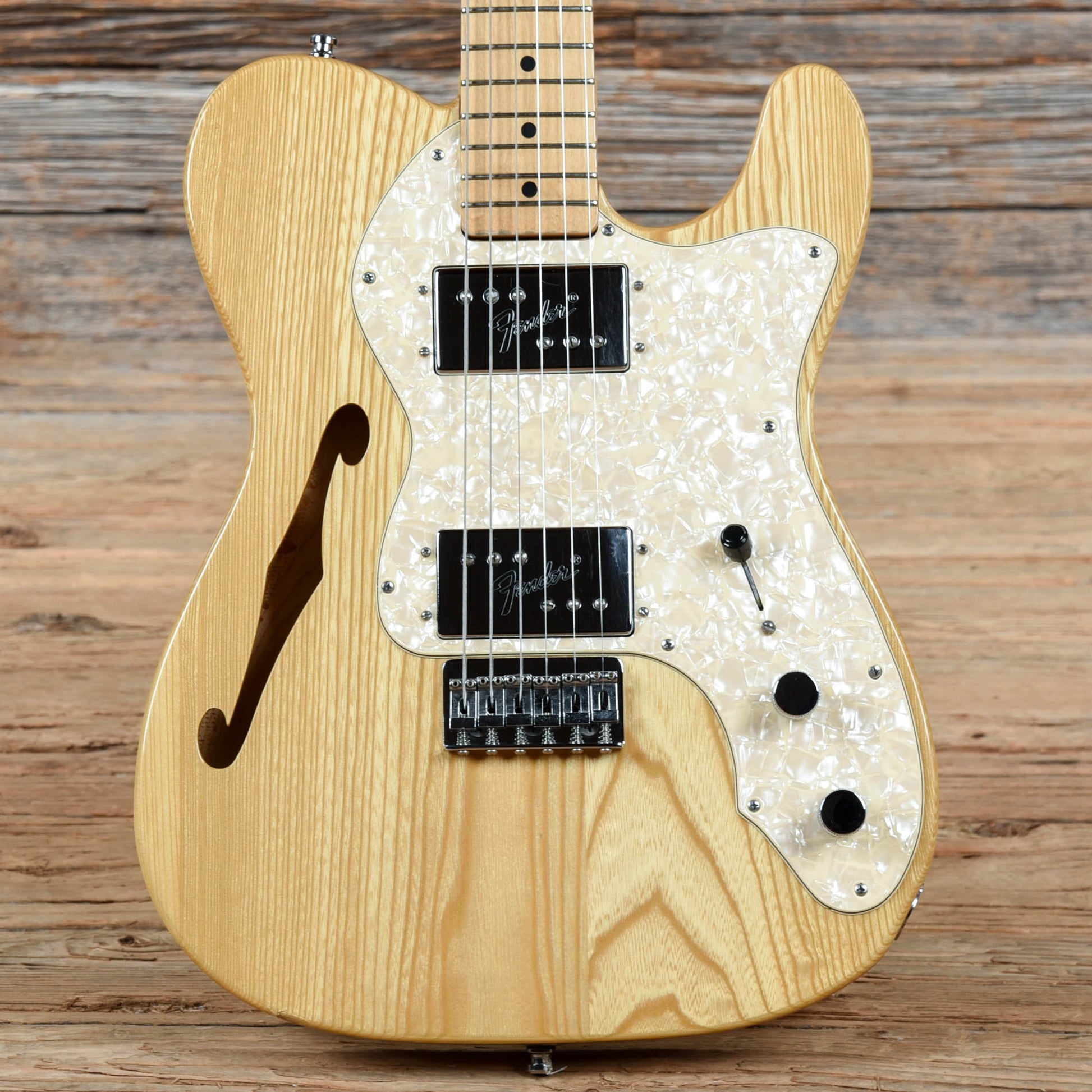 Fender CIJ '72 Telecaster Thinline Natural 1997 Electric Guitars / Solid Body