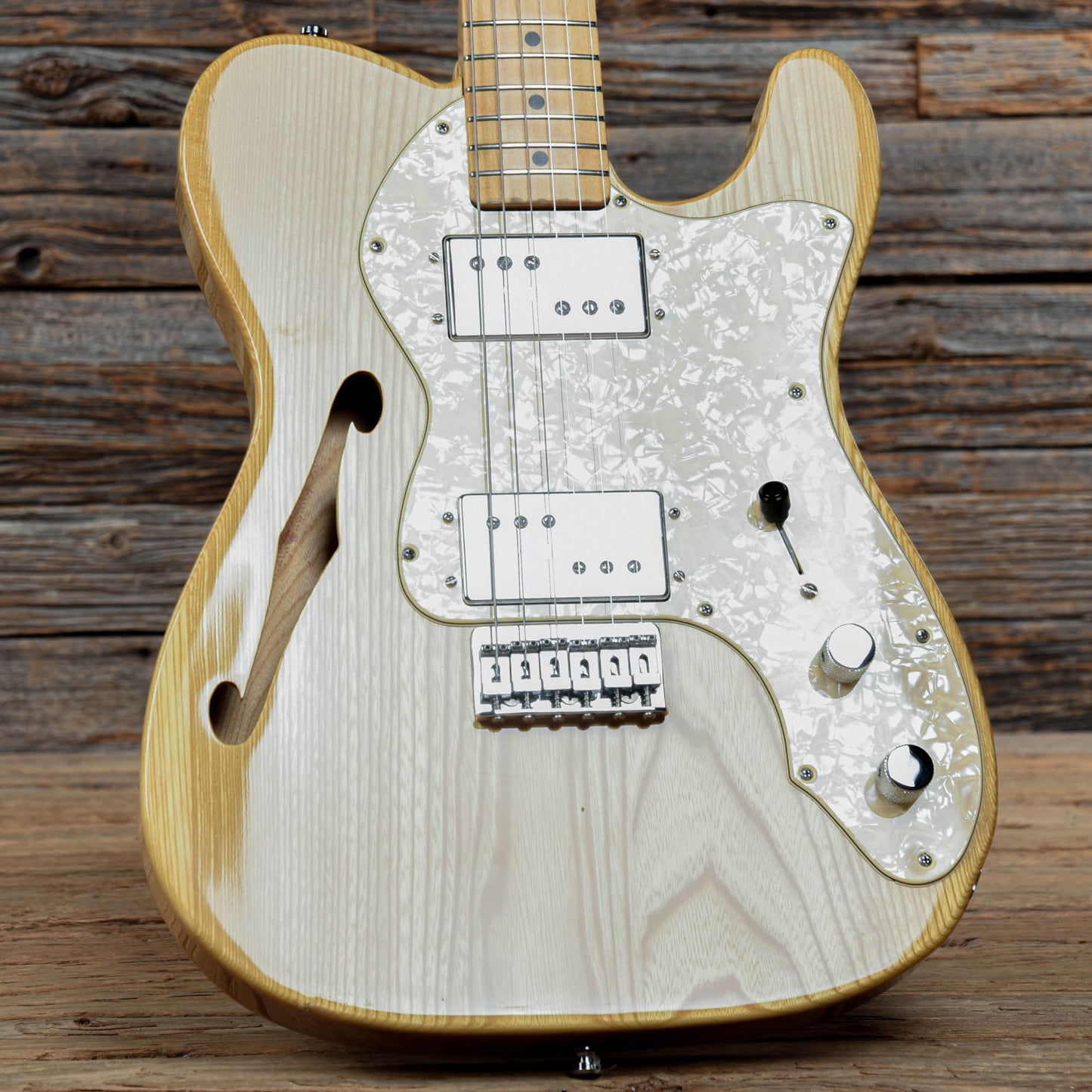 Fender CIJ '72 Telecaster Thinline Natural 1997 Electric Guitars / Solid Body