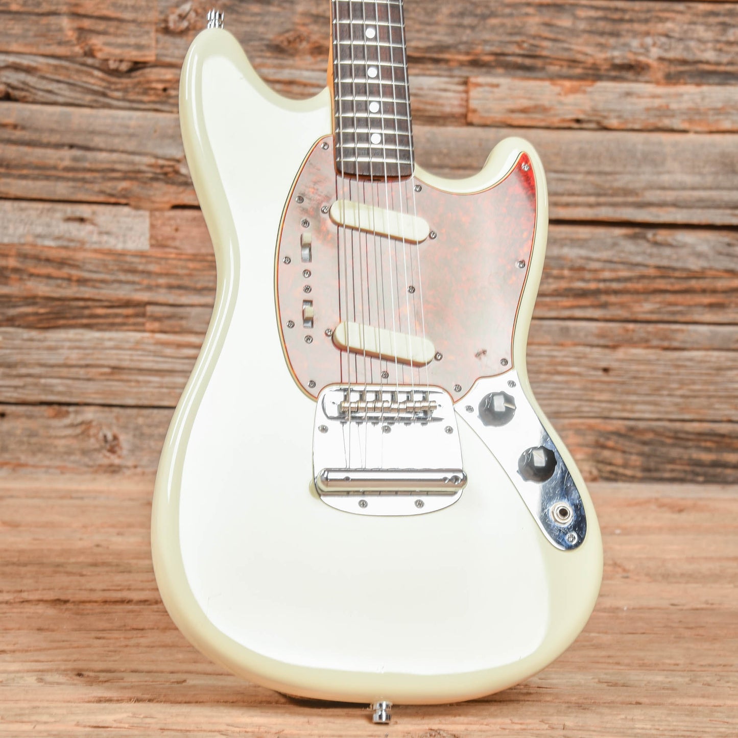 Fender CIJ Mustang Olympic White 2005 Electric Guitars / Solid Body