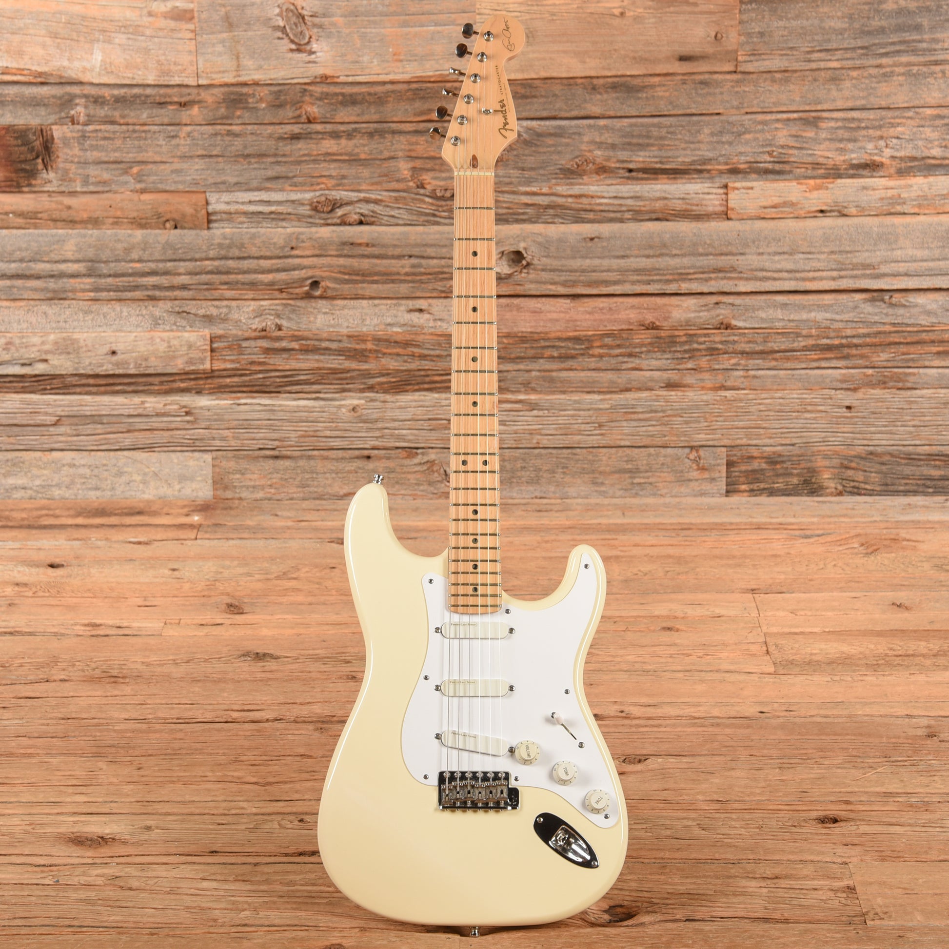 Fender Clapton Stratocaster Olympic White 1996 Electric Guitars / Solid Body