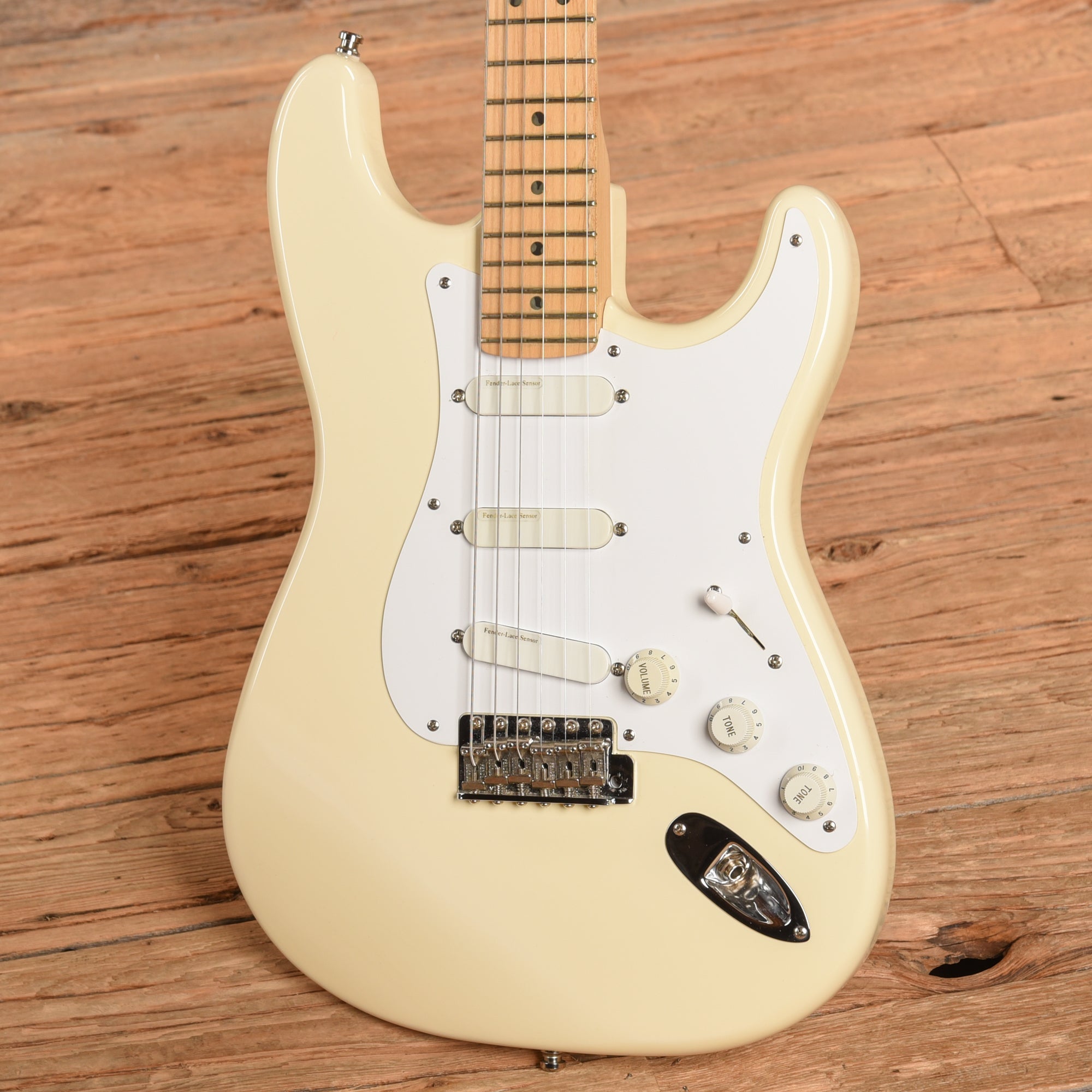 Fender Clapton Stratocaster Olympic White 1996 Electric Guitars / Solid Body