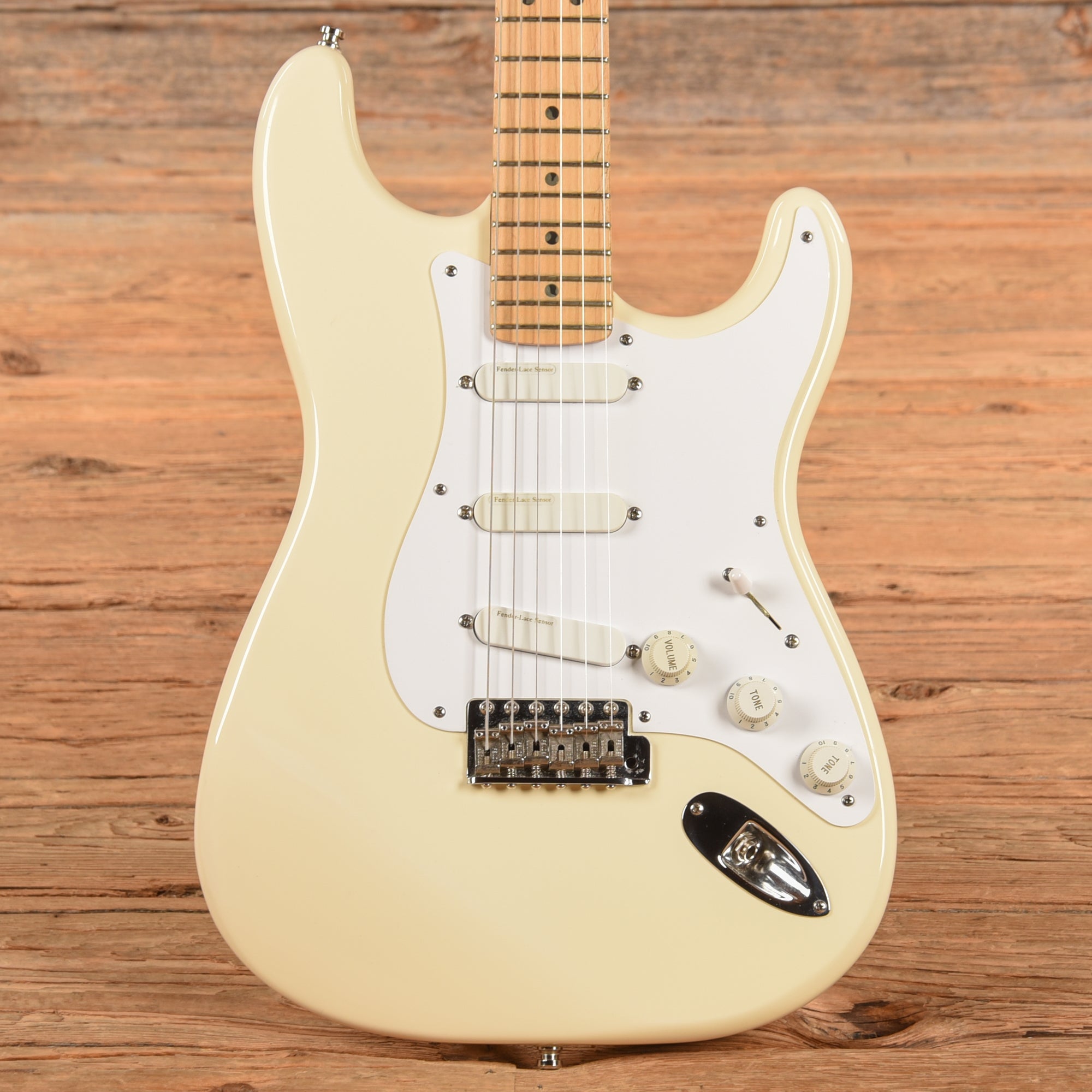 Fender Clapton Stratocaster Olympic White 1996 Electric Guitars / Solid Body