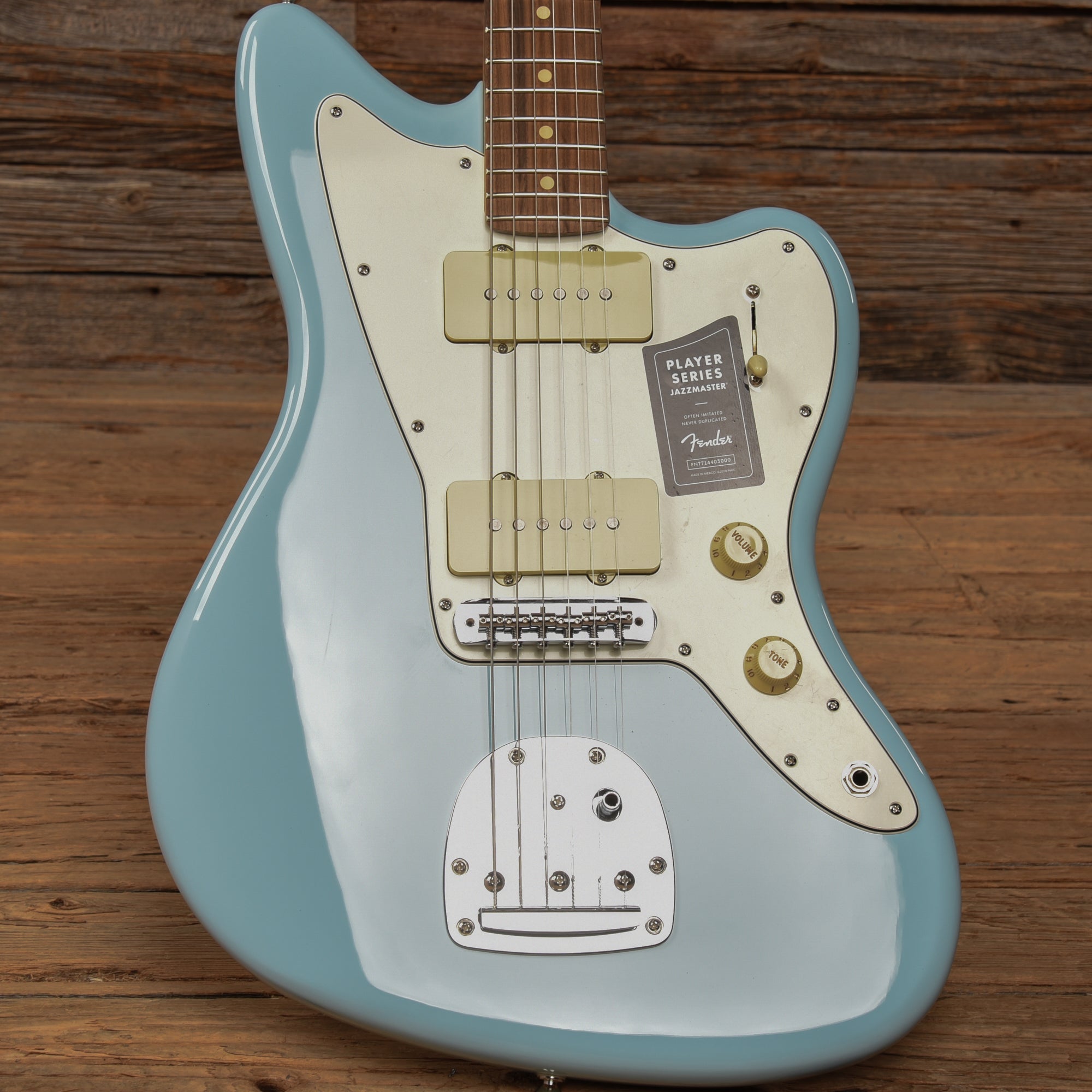 Fender CME Exclusive Player Jazzmaster Sonic Blue 2022 Electric Guitars / Solid Body