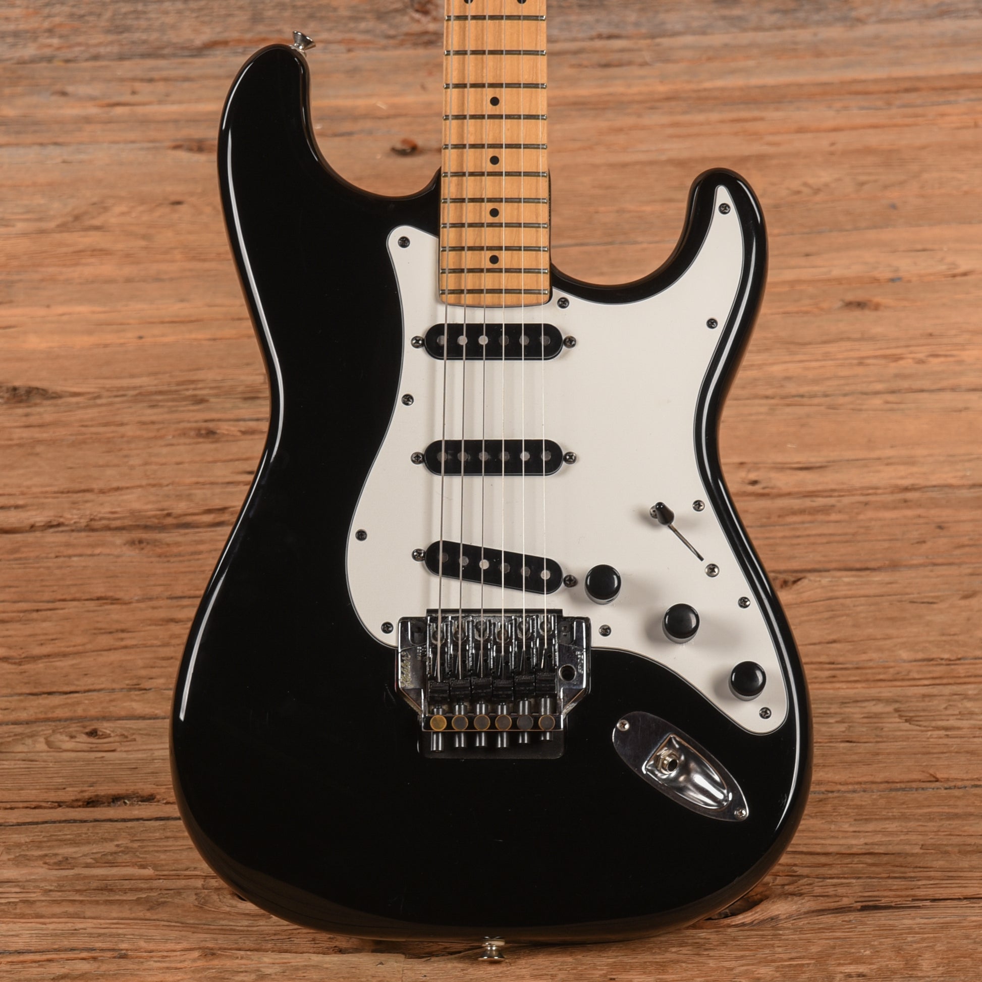 Fender Contemporary Series Stratocaster Black 1989 Electric Guitars / Solid Body