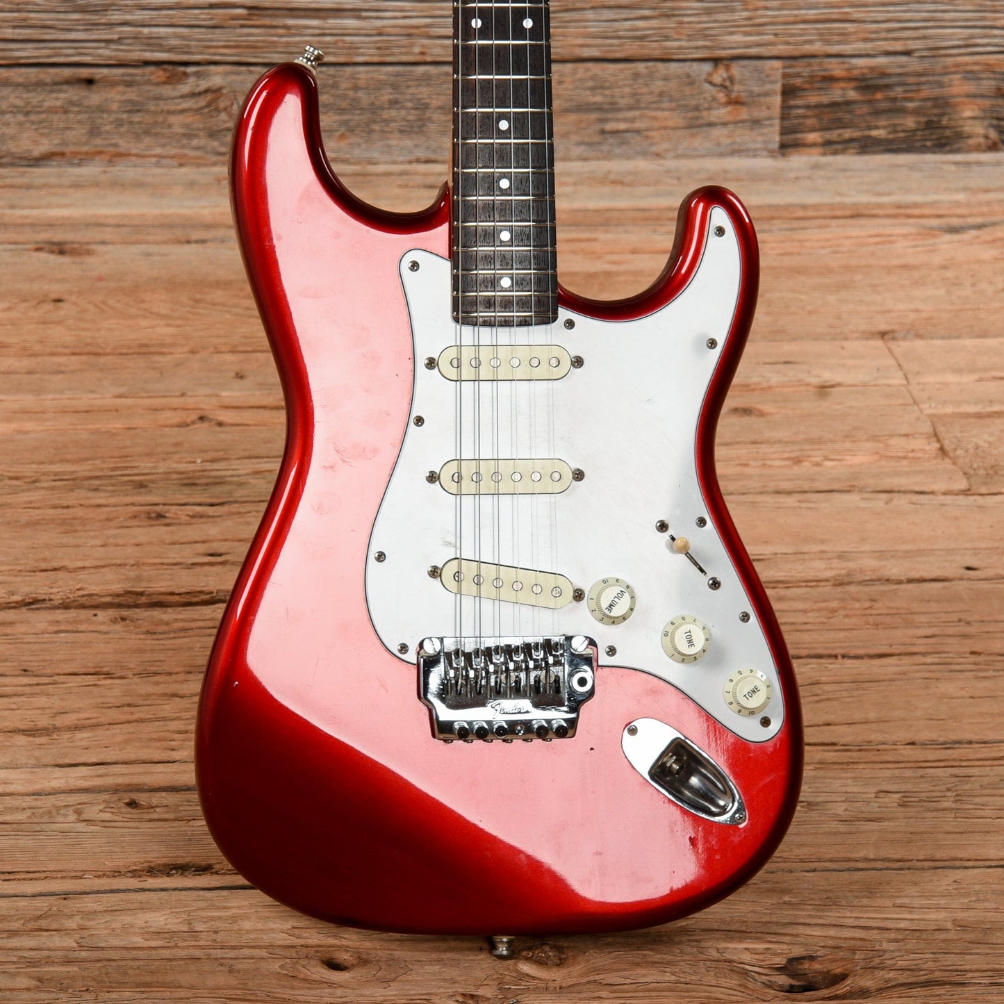 Fender Contemporary Series Stratocaster SSS Candy Apple Red 1980s Electric Guitars / Solid Body